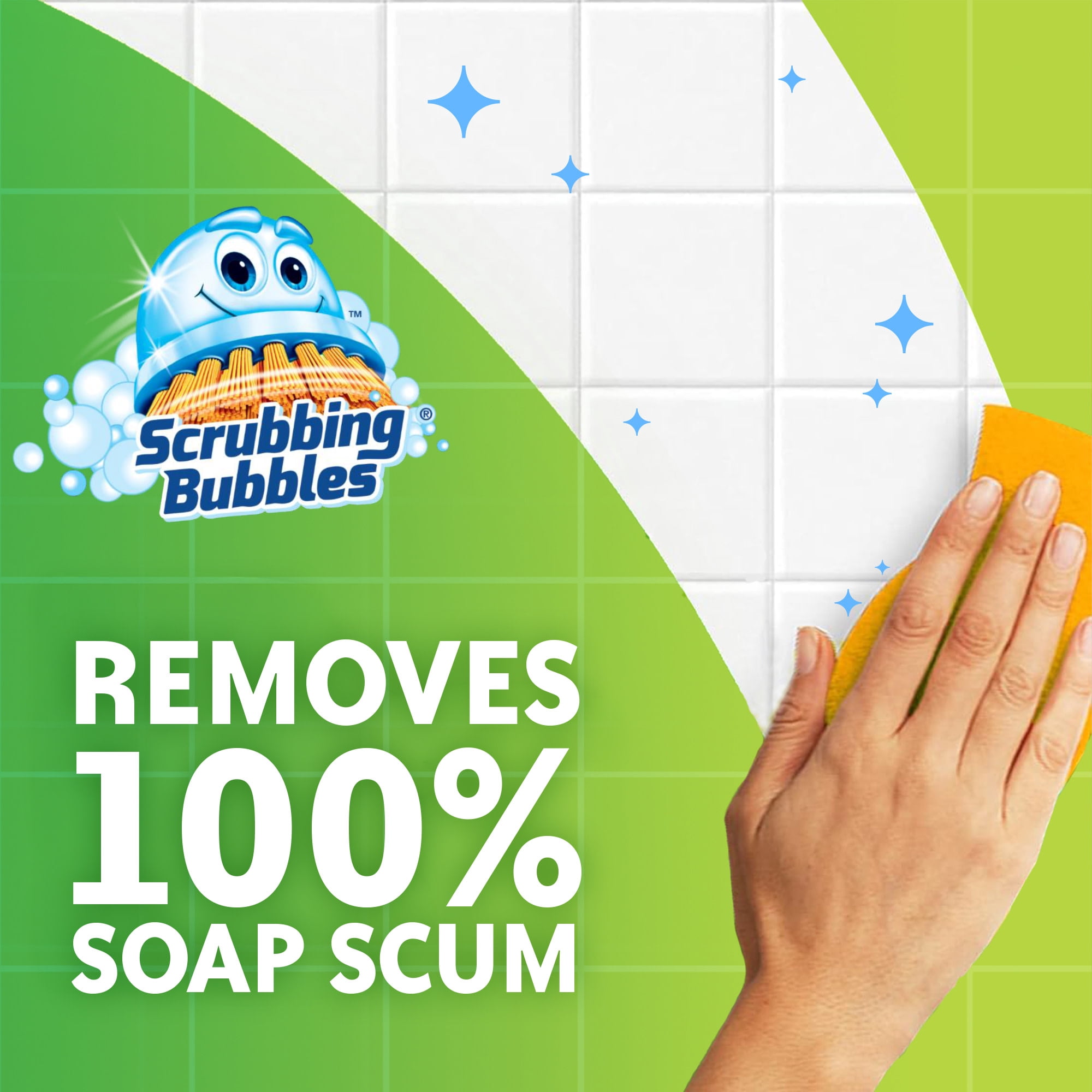 Scrubbing Bubbles Bathroom Grime Fighter Disinfectant Spray, Citrus Scent (20 oz, 2 Pack) yhl3v