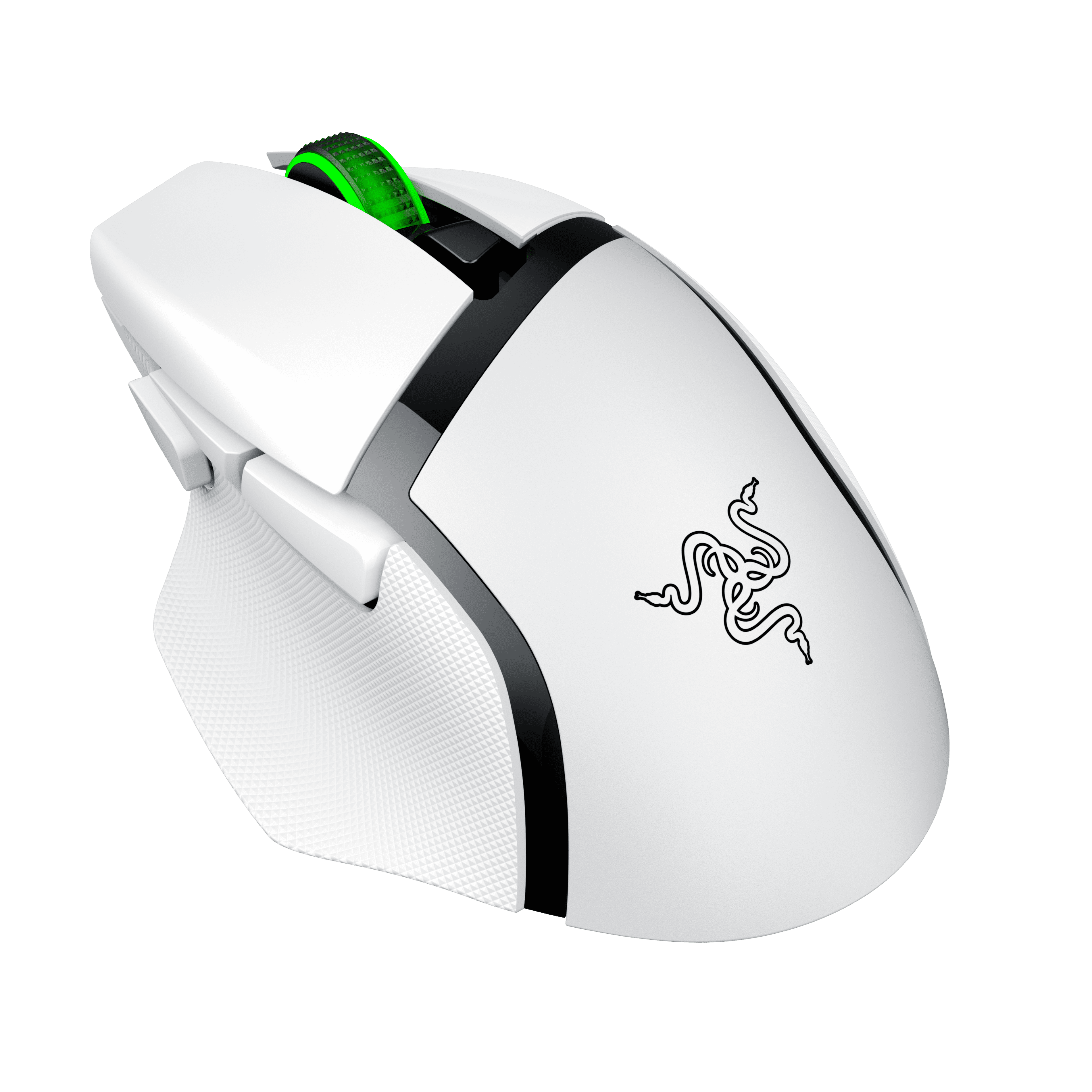 Razer Basilisk V3 X HyperSpeed Wireless Gaming Mouse, Ergonomic PC Gaming Mouse with Chroma RGB (White) bozym