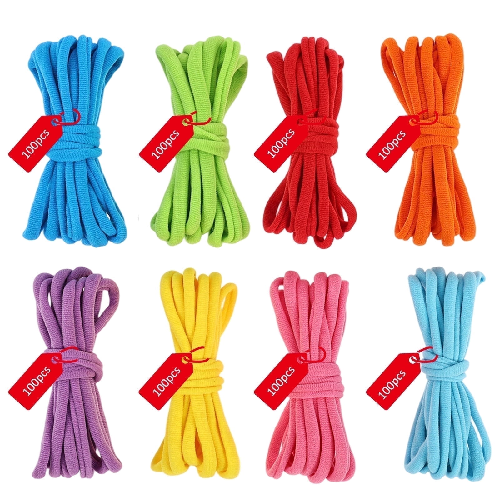 Keyohome Potholder Weaving Loom Refill Loops (800 Pieces, 8 Colors, 7 in) 34a0m
