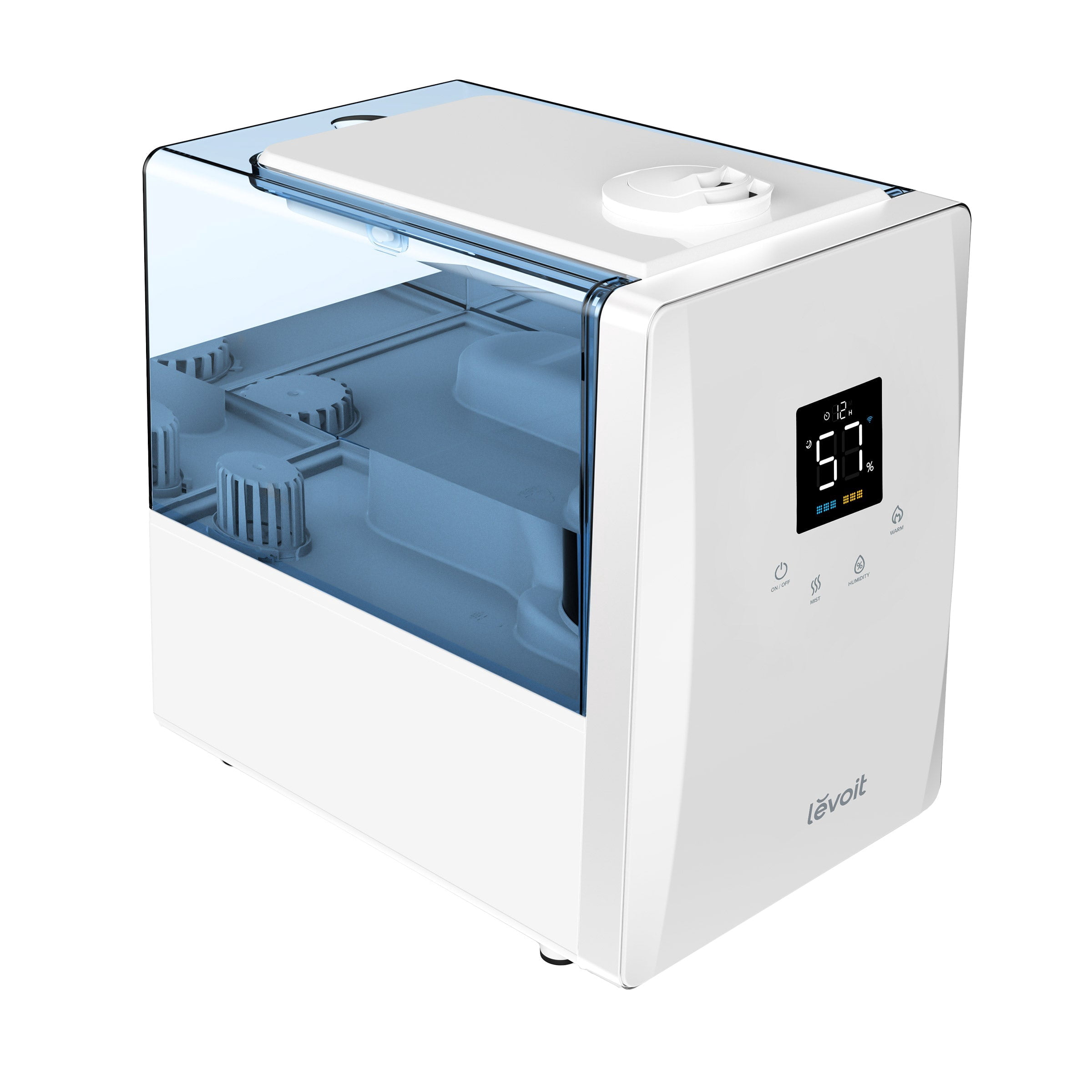 Levoit Hybrid Warm and Cool Mist Humidifier with HEPA Filtration and Smart App Control (White, 3 Pack) 52luh