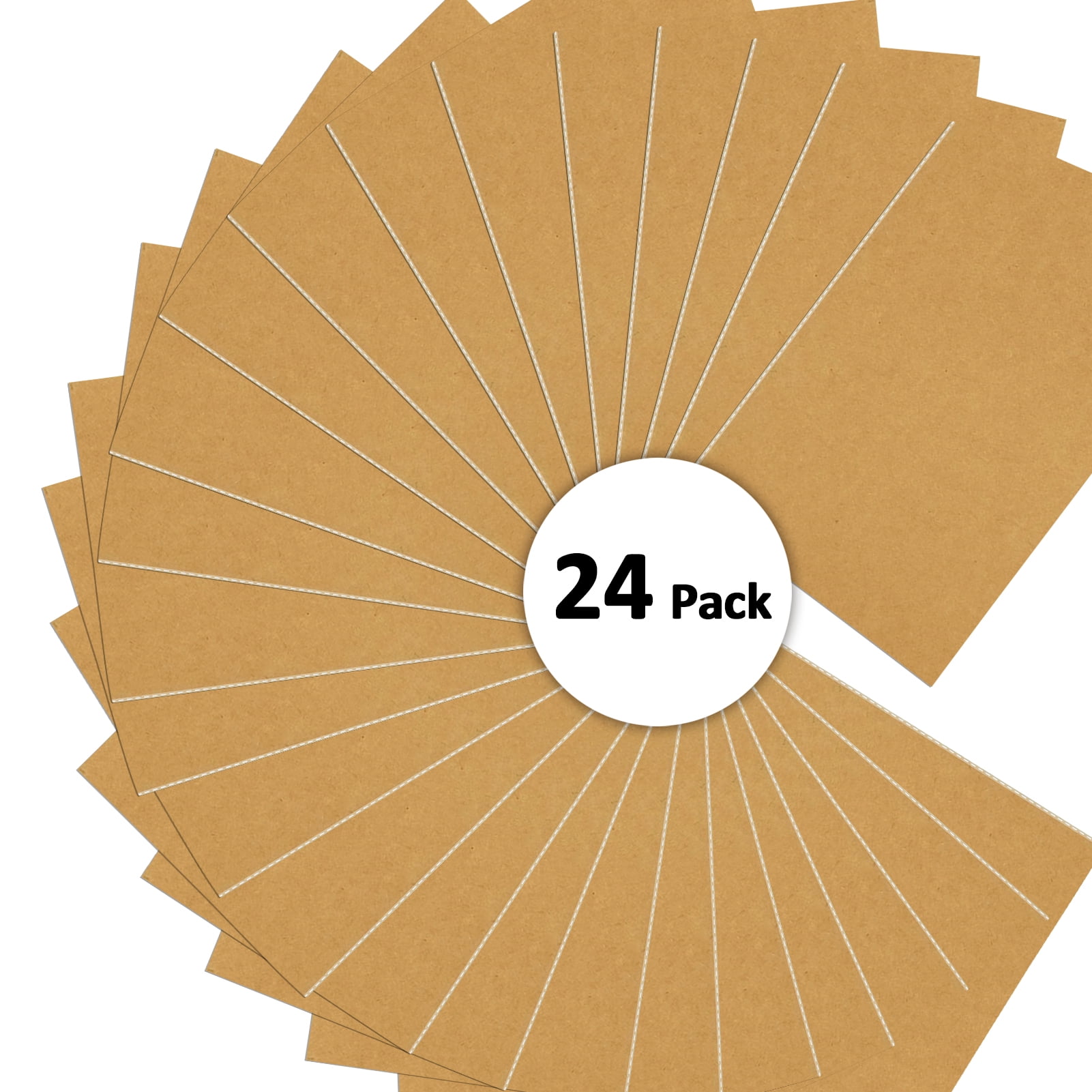 GINMLYDA Pocket Notebook Journal, Lined Paper Memo Notepad, Portable Softcover Writing Pad (Brown, 24 Pack, 3.5 in x 5 in) al9hb