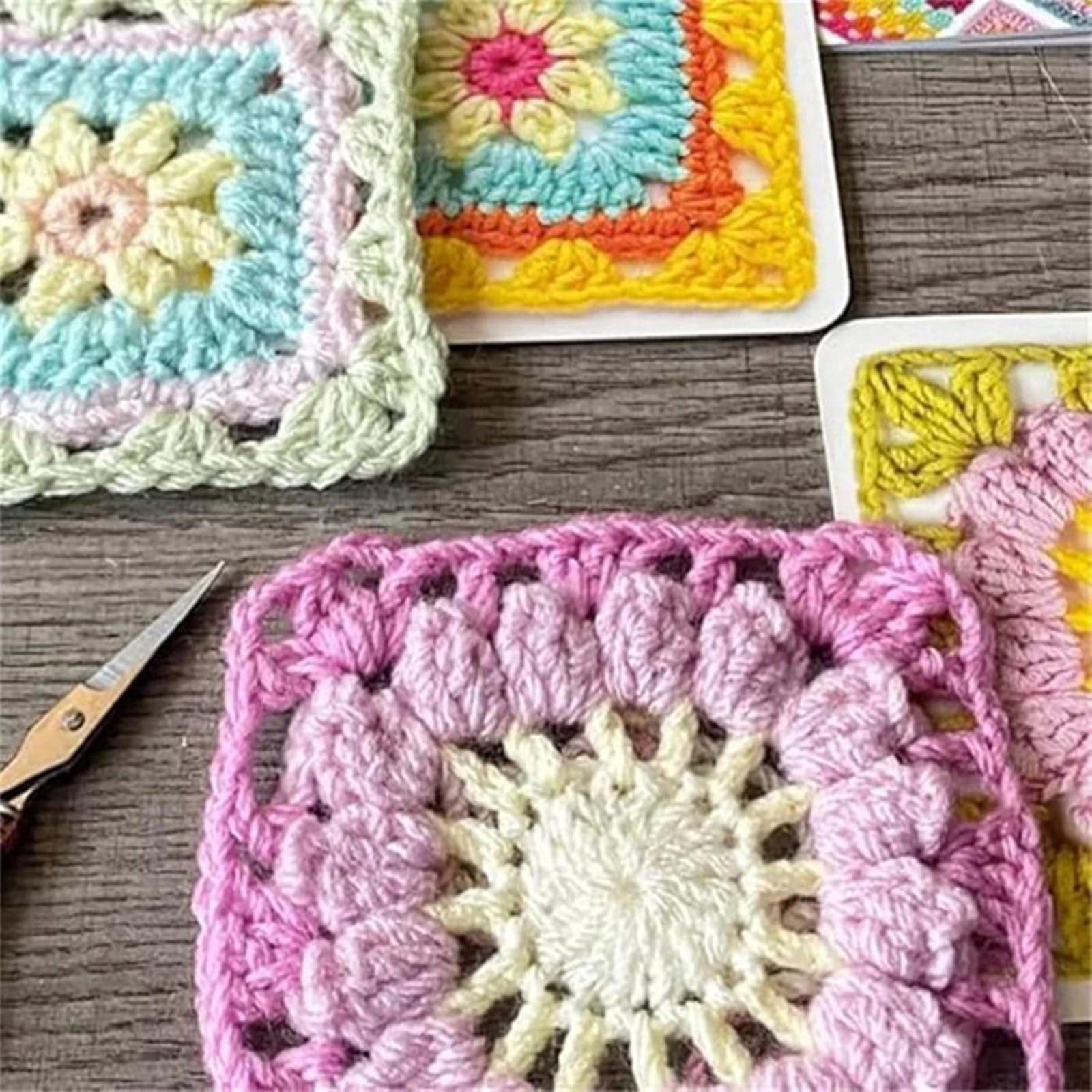 Betiyuaoe Granny Square Crochet Pattern Card Kit (50 Designs, Mix and Match Guide) 0ny0t