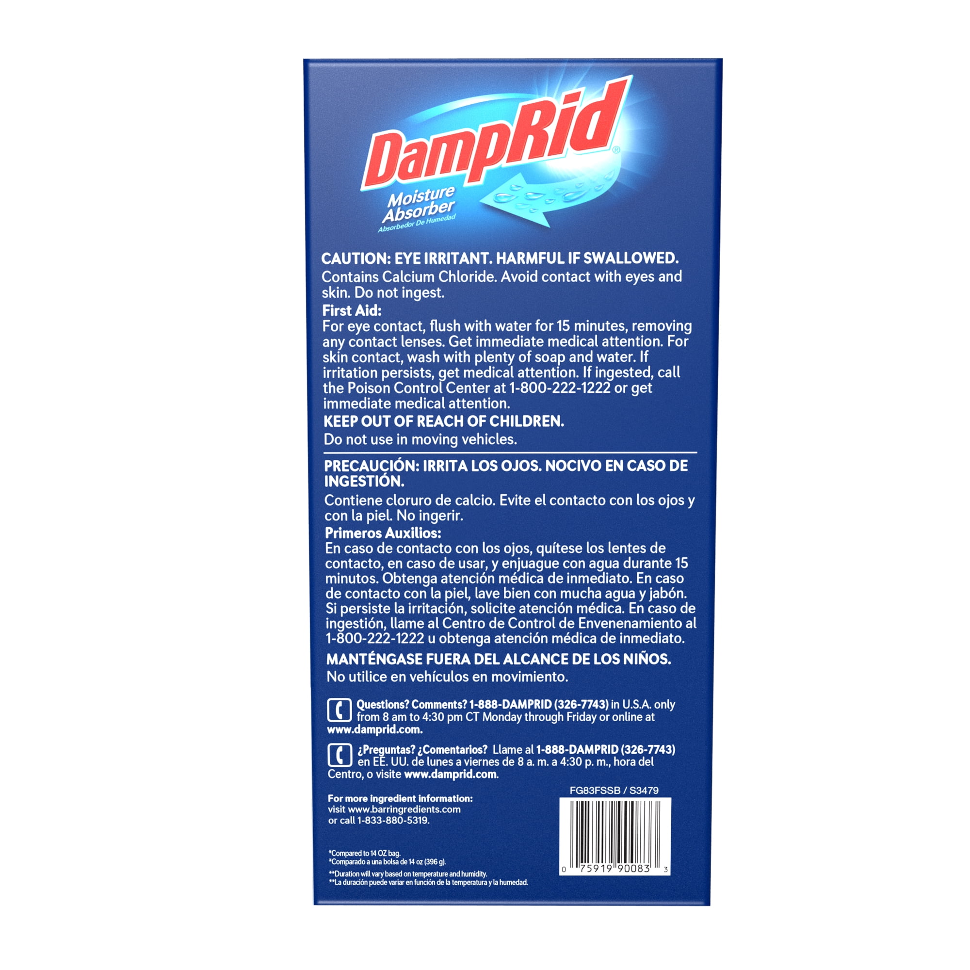 DampRid Hanging Moisture Absorber Fresh Scent (4 Pack, 12 Count Total) tebax - Image 6
