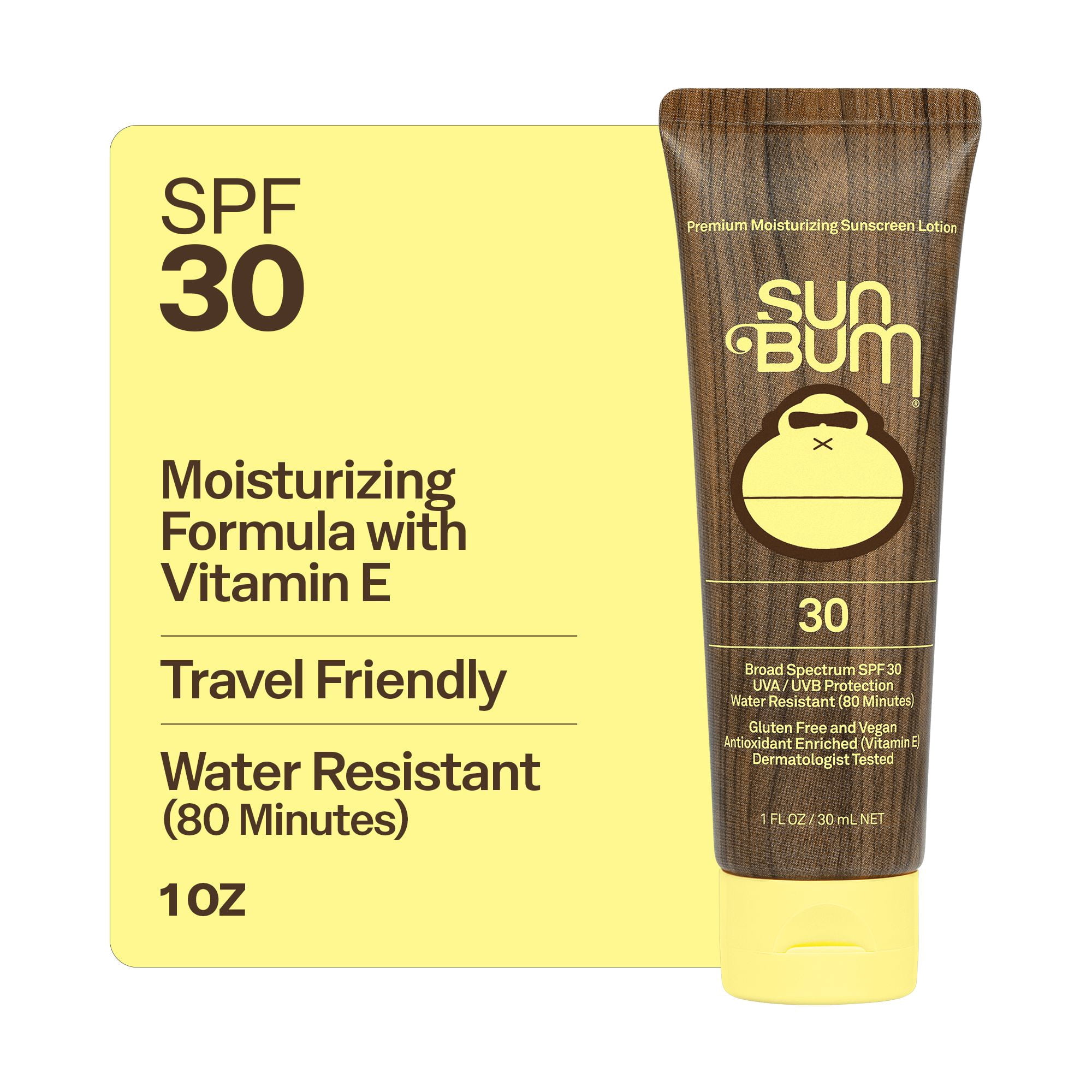 Sun Bum Moisturizing Sunscreen Lotion, Broad Spectrum SPF 30 (1 fl oz) o788i