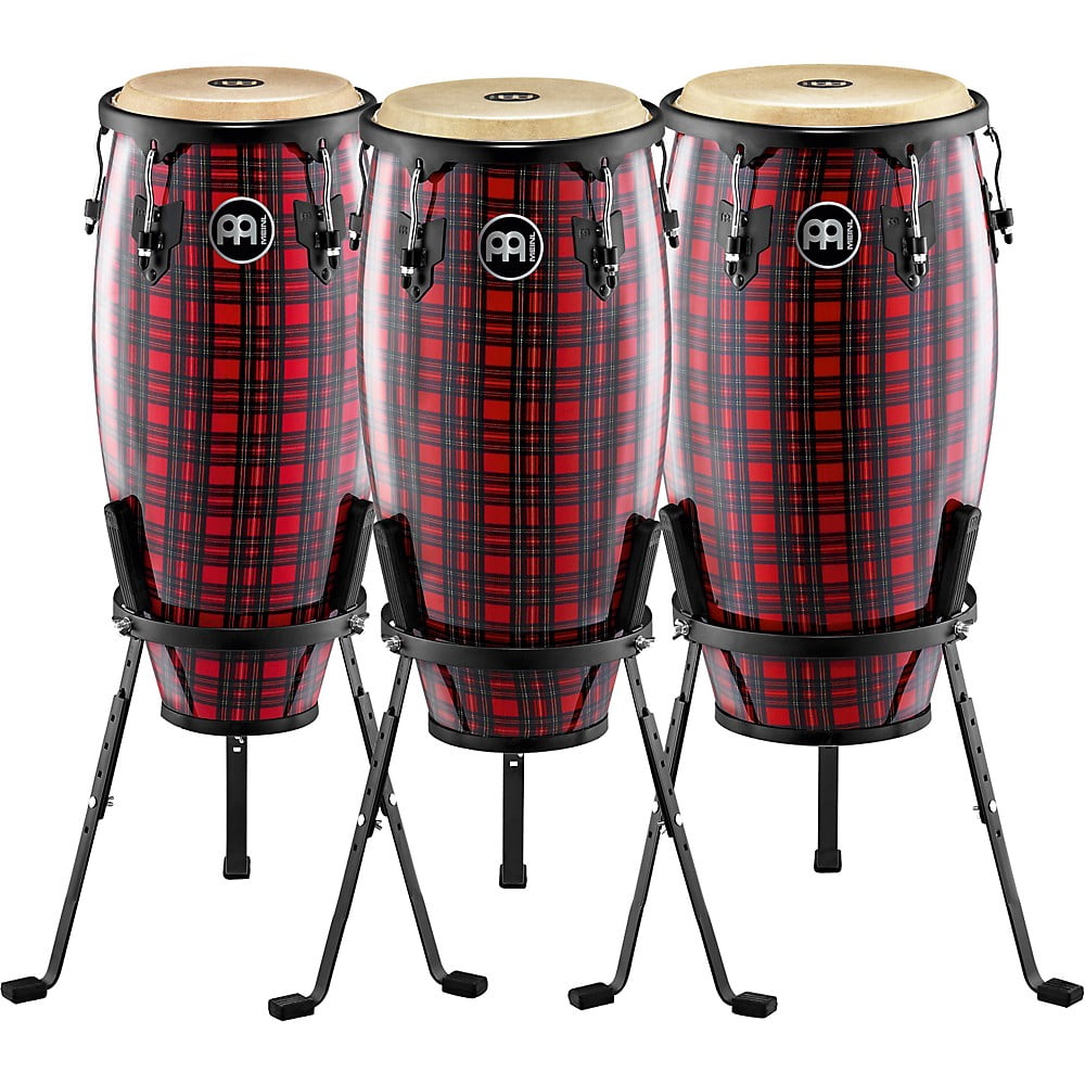 Meinl Headliner Designer Wood Conga Drum with Basket Stand (Vintage Wine Barrel, 11 in) smal6