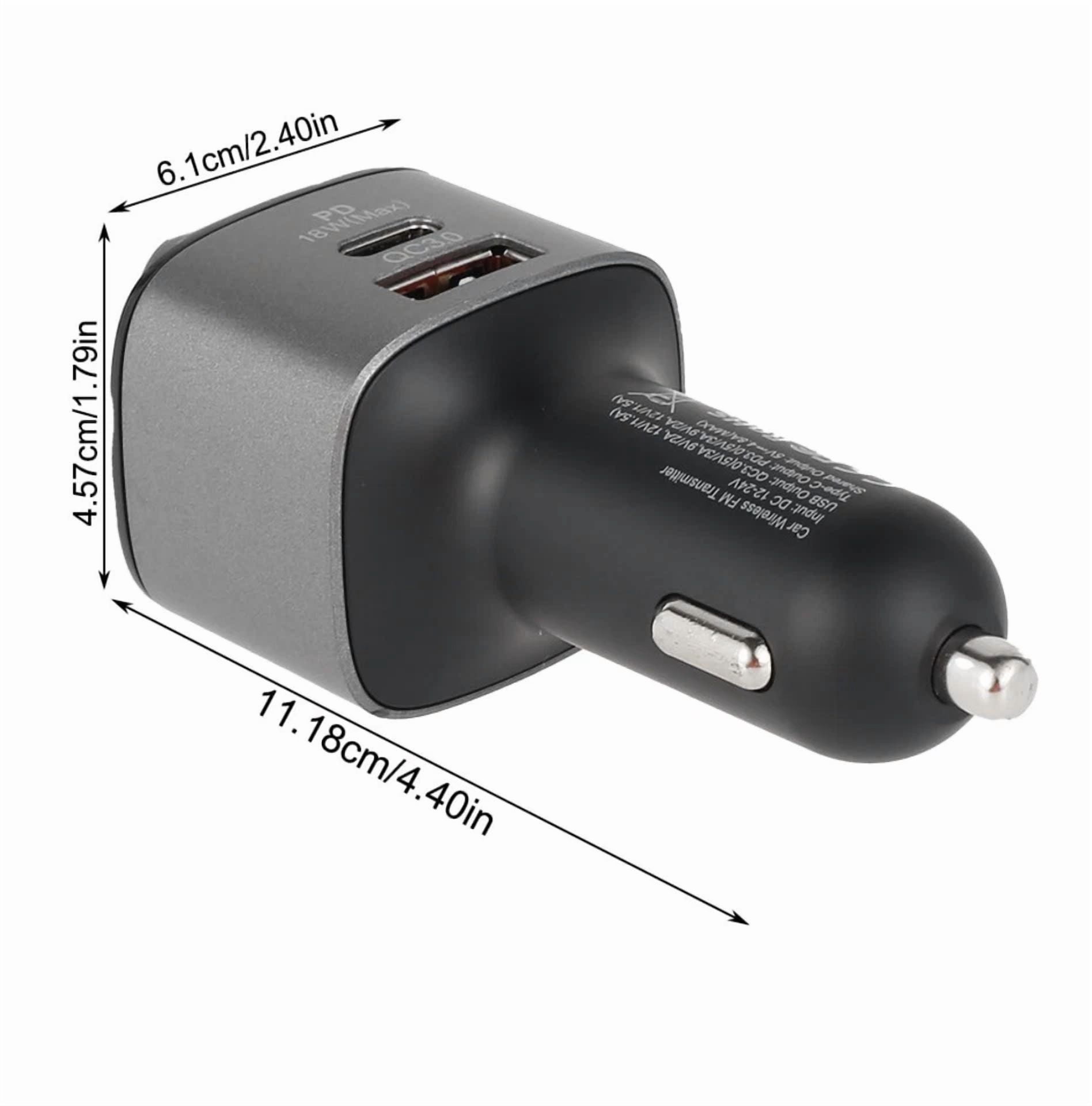 Rhea Wireless FM Transmitter and Car Audio Adapter (Universal Compatibility) xu6oc