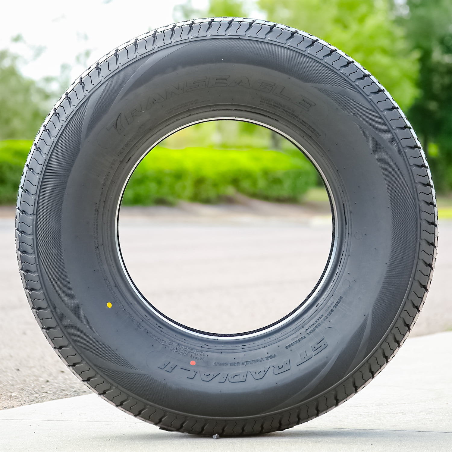 Transeagle ST Radial II Steel Belted Trailer Tire (205/75R15, 10 Ply, Load Range E) msbf3