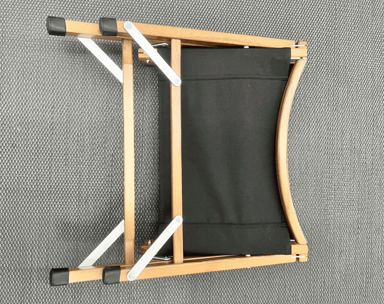 LETSGO Wooden Beach Chair, Foldable Outdoor Patio Seat for Camping and Picnic (Natural Wood, 24 in x 20 in x 30 in) uf6xc
