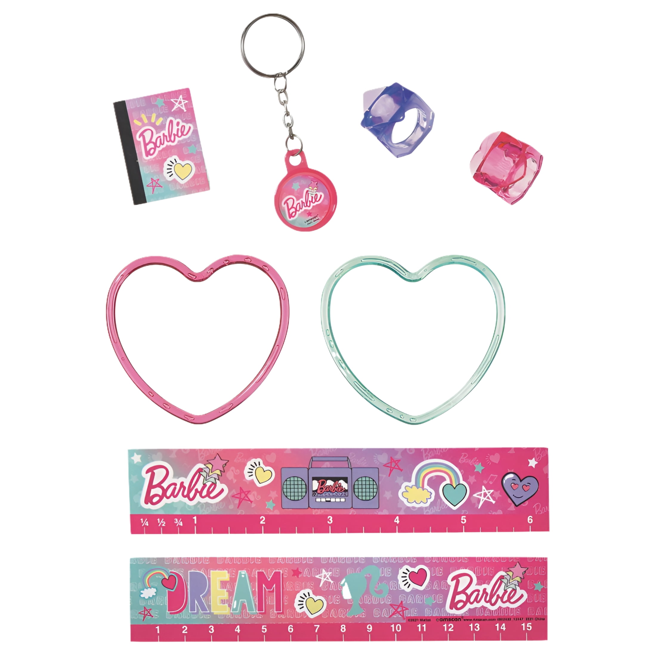 Prime Party Barbie Dream Together Mega Mix Party Favors (Multi-Color, 48 Pieces) lb07t