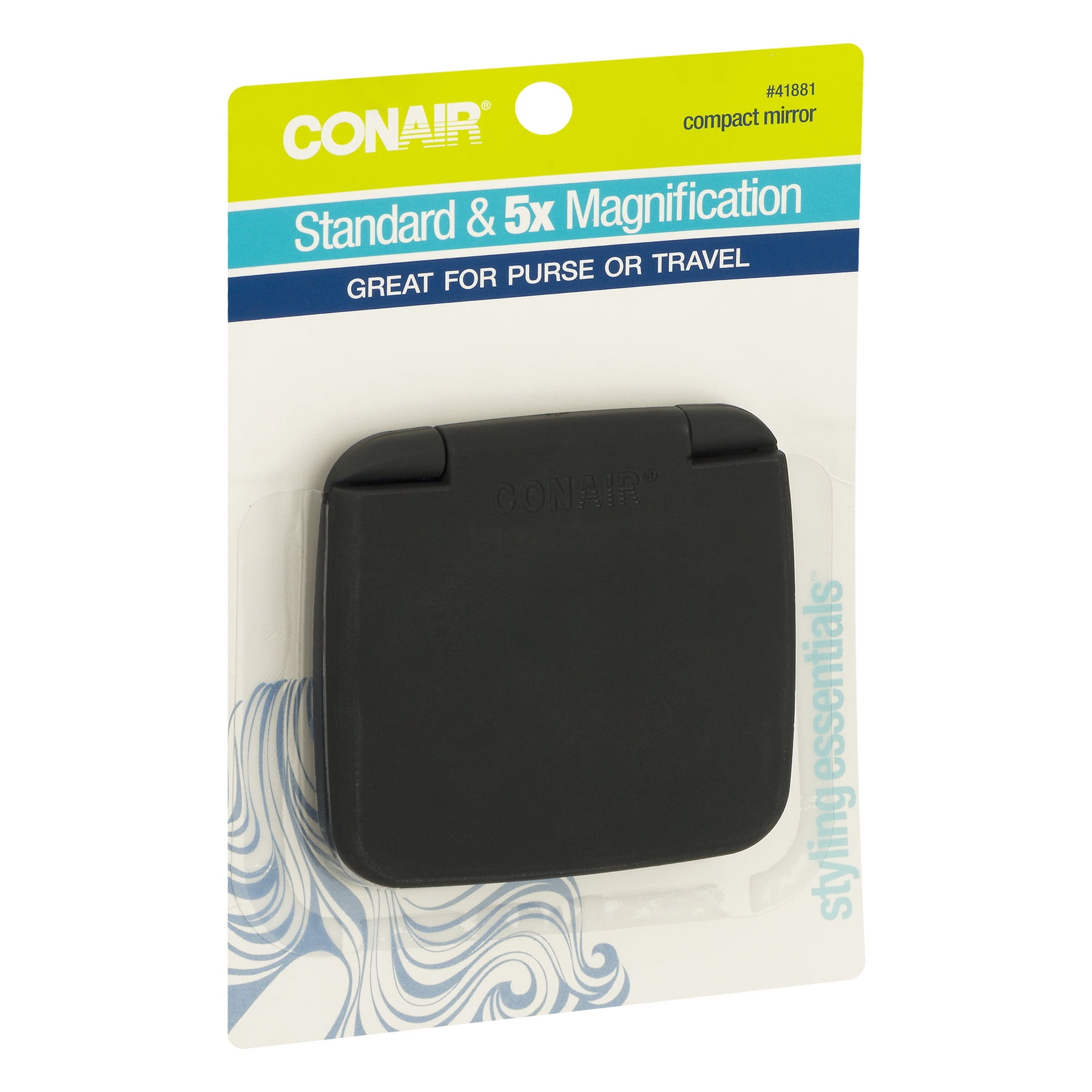 Conair Styling Essentials Compact Mirror (Black, 3 in) nh9jn