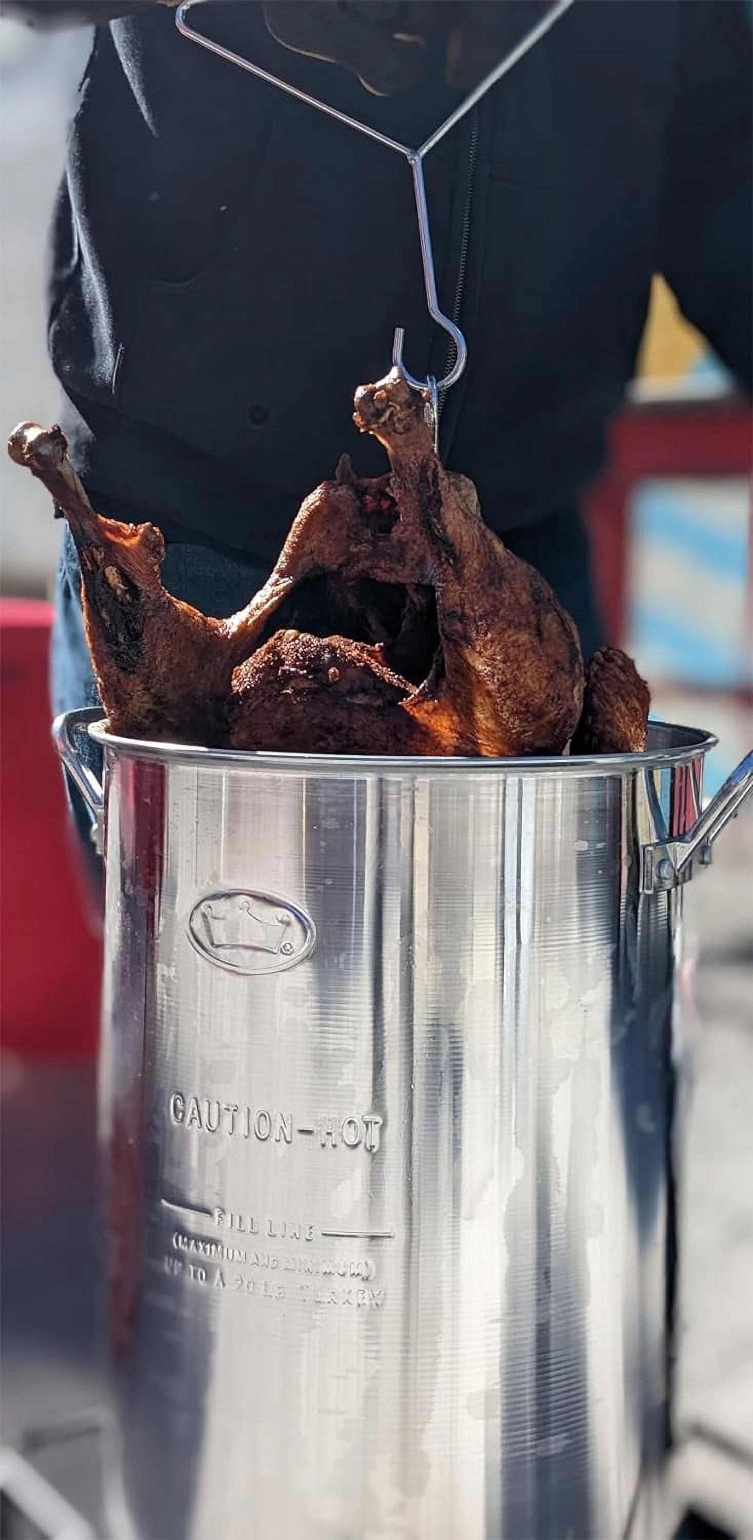 King Kooker Outdoor Propane Turkey Fryer Set with Aluminum Pot (29 qt) 08cyb