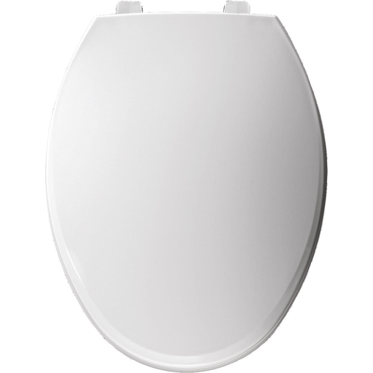 Church Seat Elongated Hospitality Plastic Toilet Seat with STA-TITE Fastening System (White, 18.5 in) y25n2