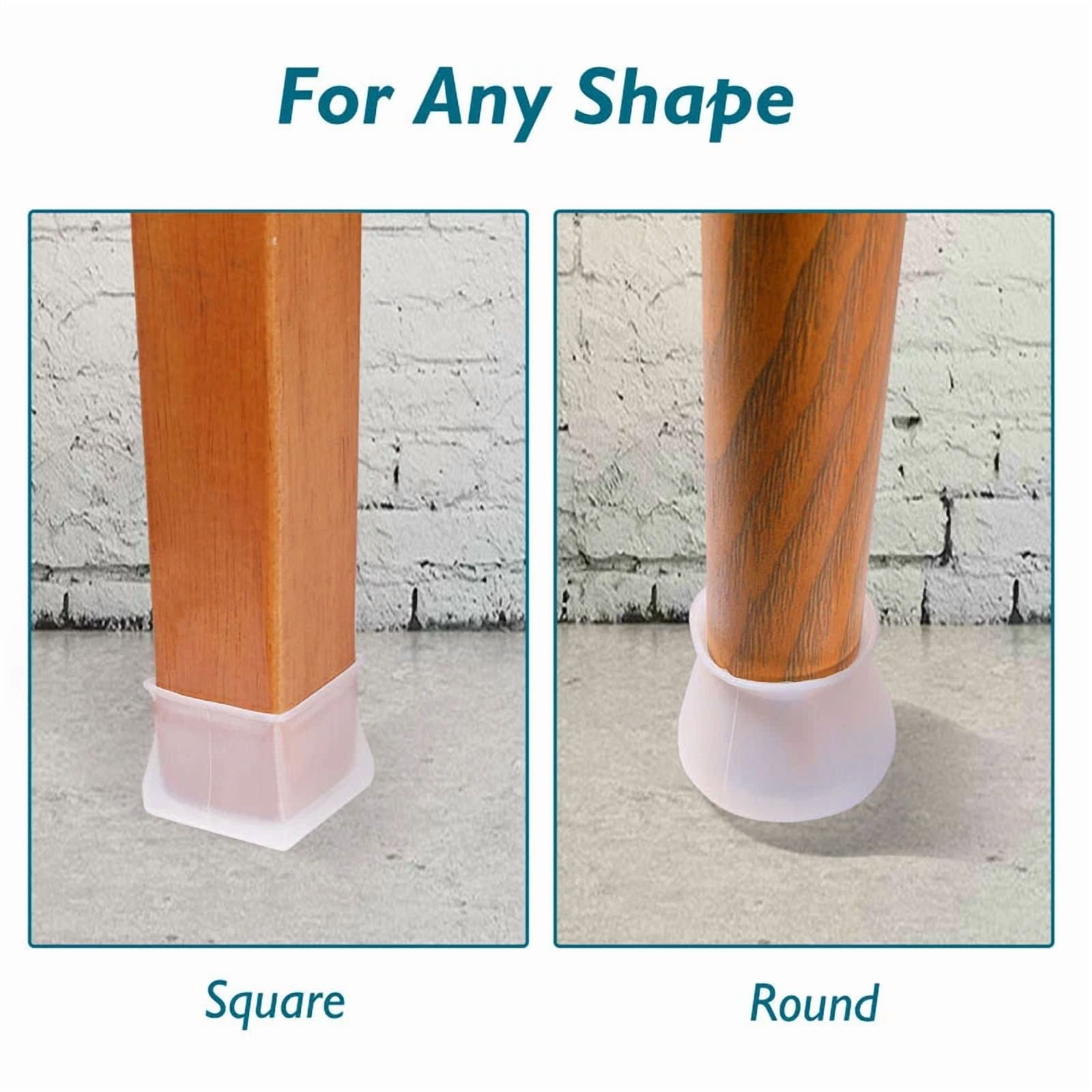 KLYNE Chair Leg Protectors Anti-Slip Furniture Pads for Bar Stools and Tables (32 Pcs) 7lzut