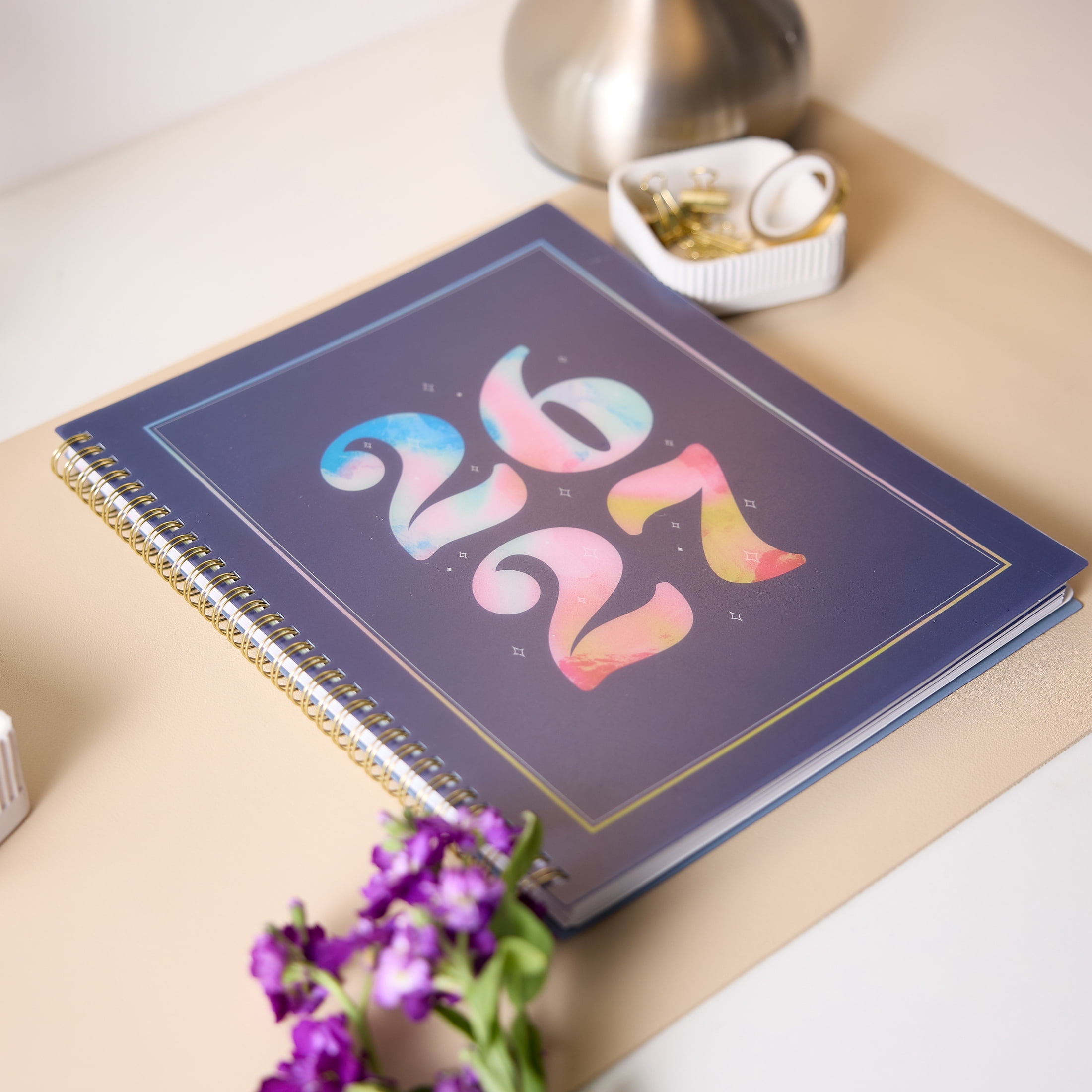 Happy Planner Bright Year 15-Month Weekly & Monthly Planner, Dashboard Layout (8.5 in x 11 in) gzv9t
