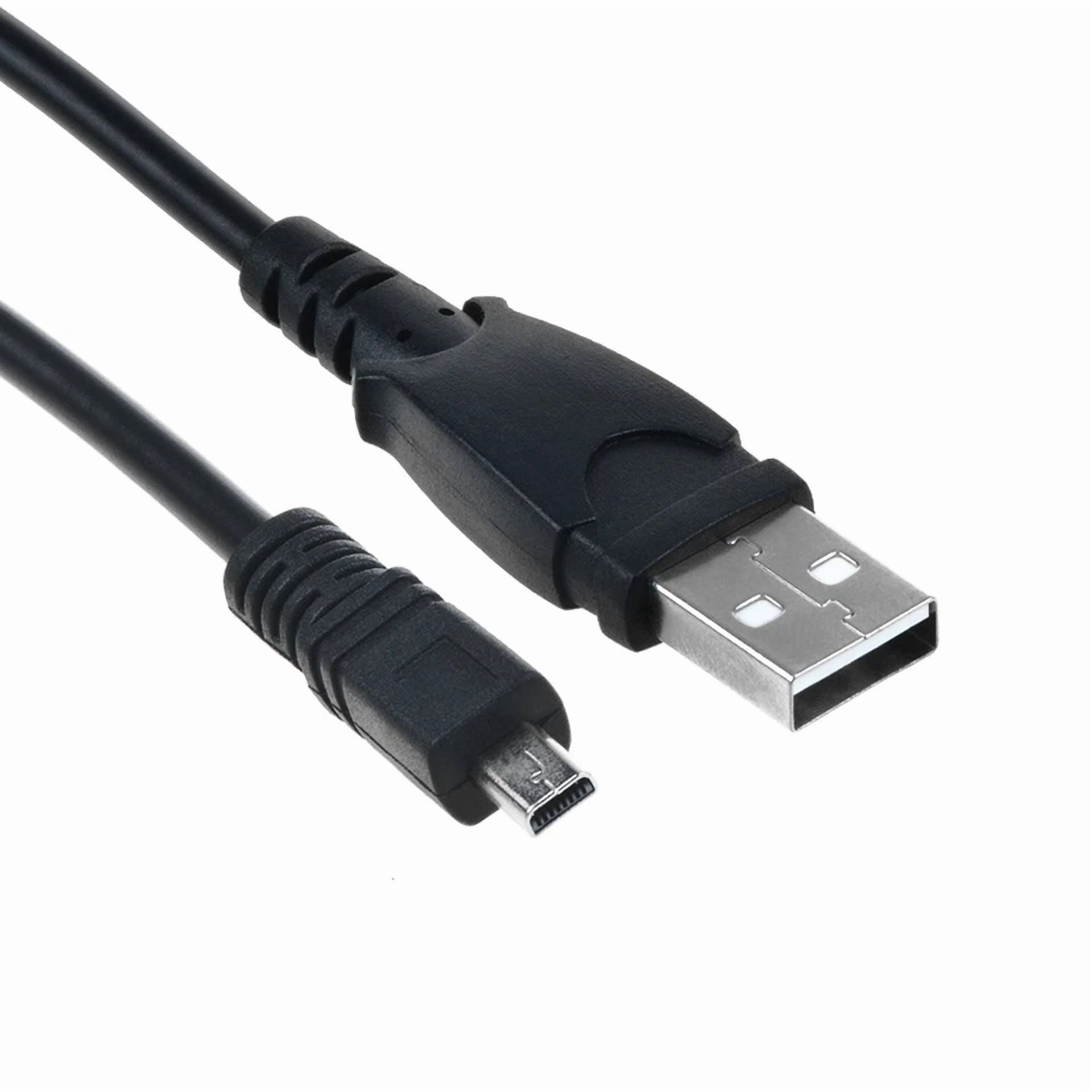 Rhea USB 2.0 Data Sync Cable for Nikon Coolpix L320 Digital Camera (Black, 3 ft) p5ehx
