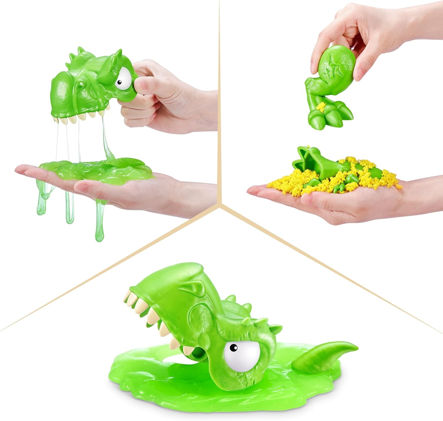 Smashers Dino Island T-Rex Battles Dinosaur Action Playset (Orange, 1 Pack) p7eqj