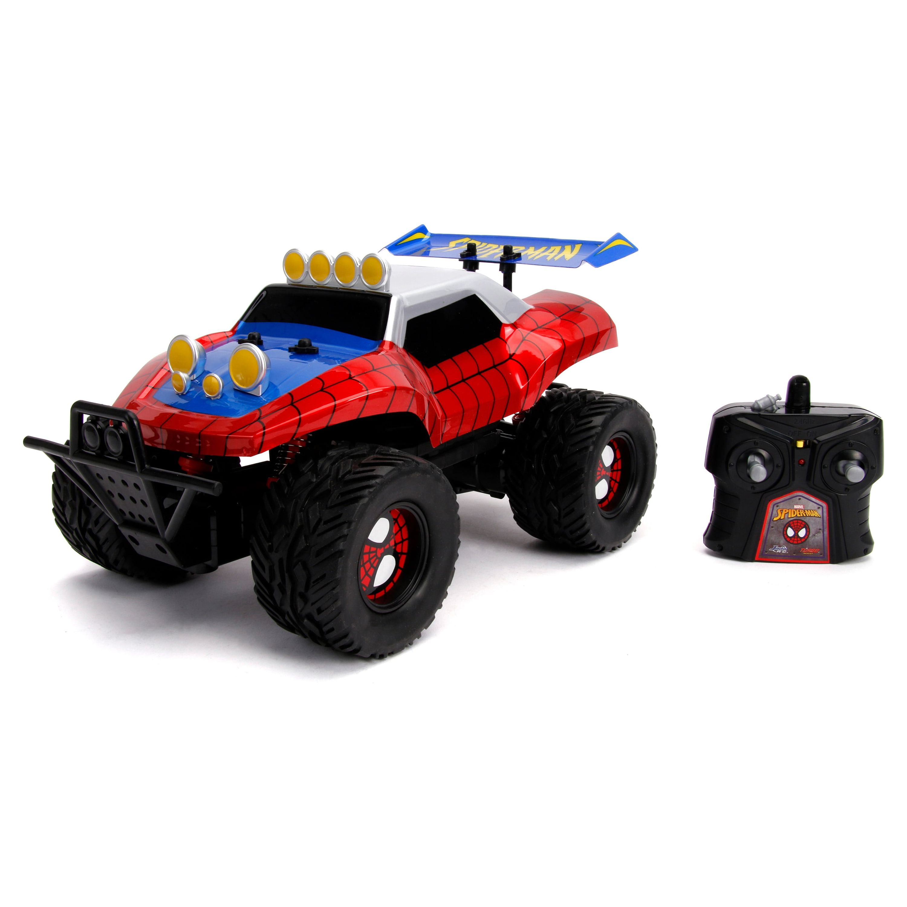 Jada Toys Marvel Spider-Man RC Buggy Radio Control Car (Red, 10 in) dszhs