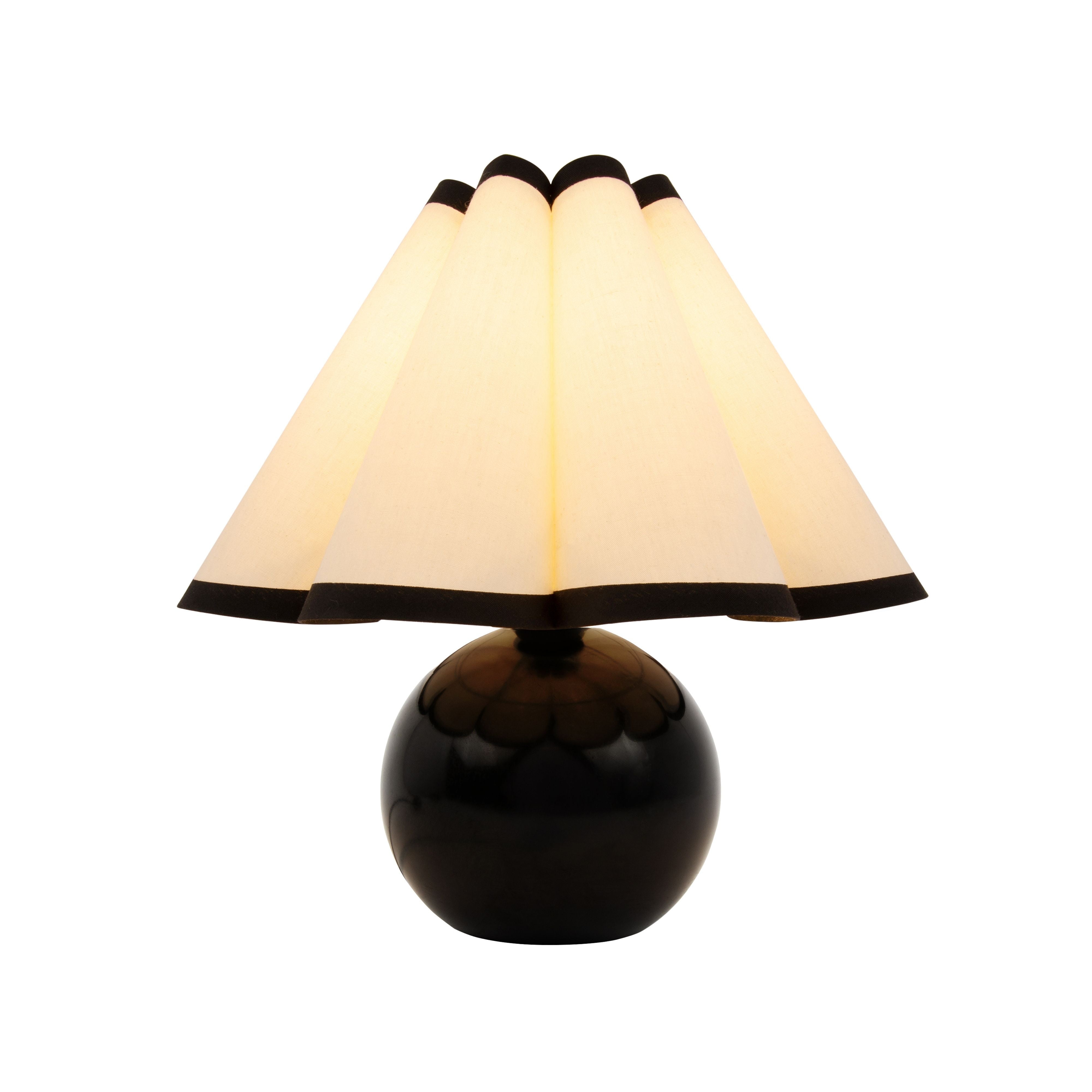 Brightech Blair LED Midcentury Table Lamp with Marble Base (10 in) nhbdv