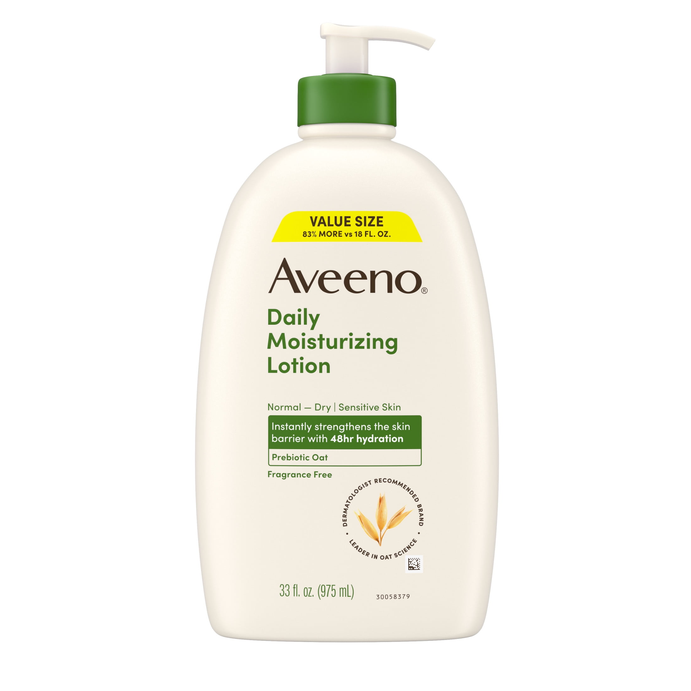 Aveeno Daily Moisturizing Body Lotion, Nourishing Dry Skin Relief (33 fl oz) ysbv4