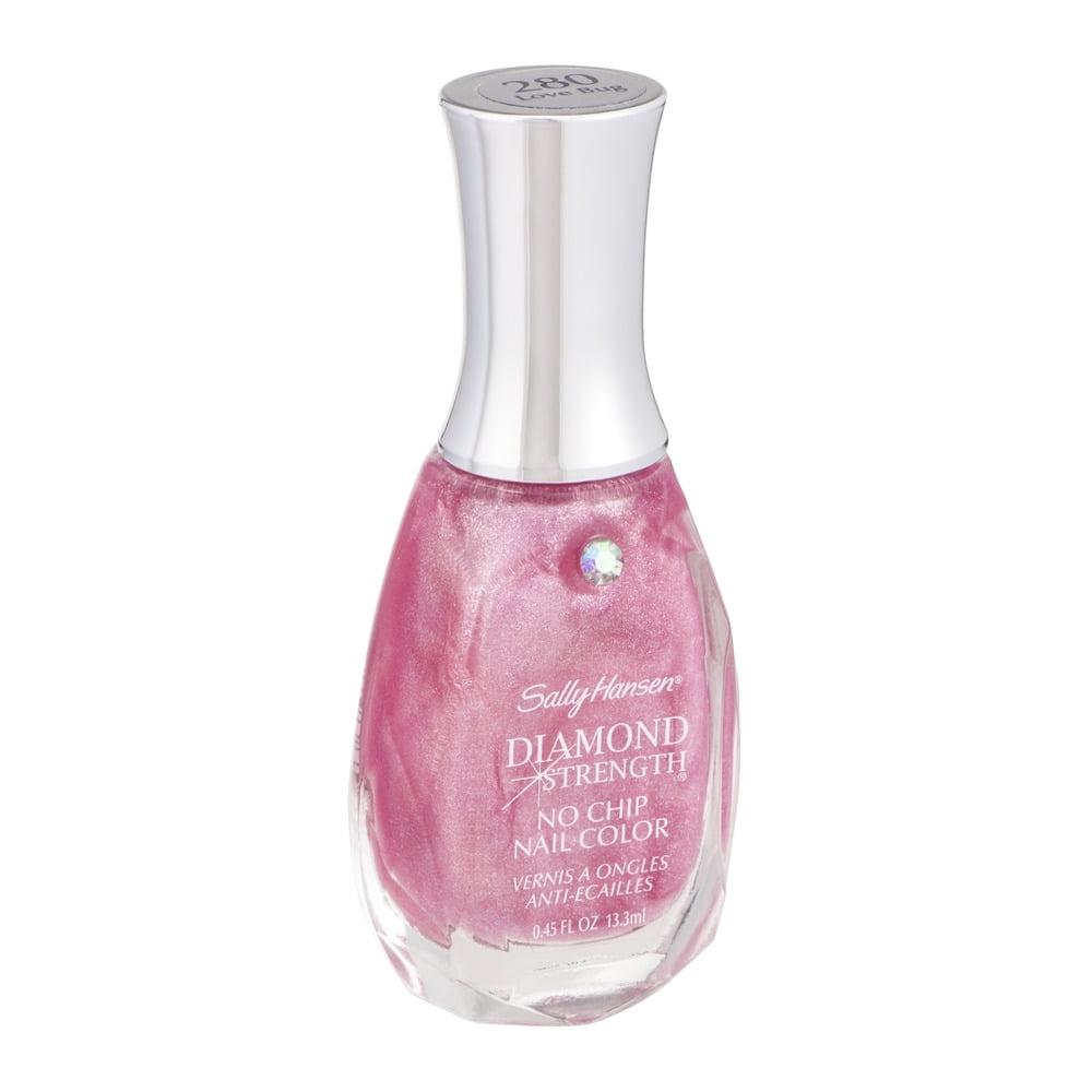 Sally Hansen Diamond Strength No Chip Nail Polish, Long-lasting High-shine Finish (Love Bug, 0.45 fl oz) vjl3d