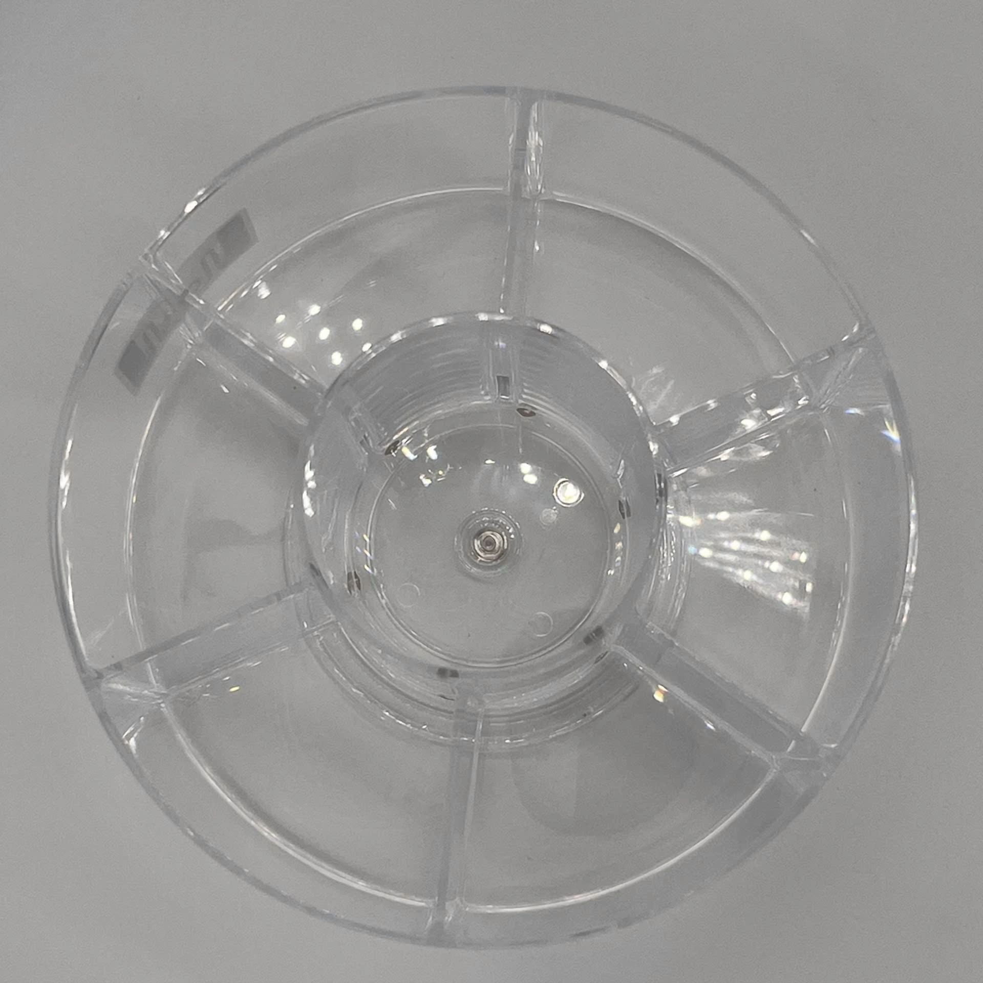 Knack Spinning Arts and Crafts Storage Caddy Organizer (7 Sections, Clear) a07br
