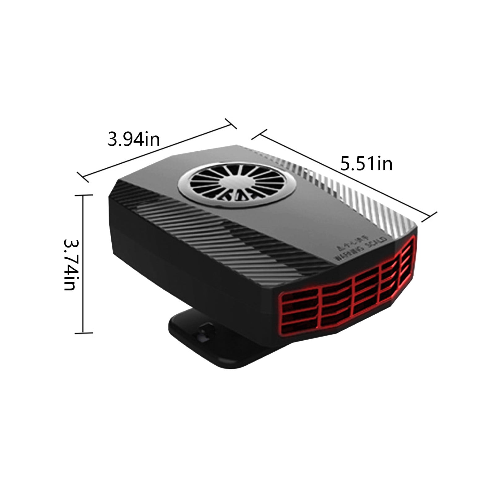 tupukom Portable Electric Space Heater (Black, 200 sq ft Coverage) jxhkg