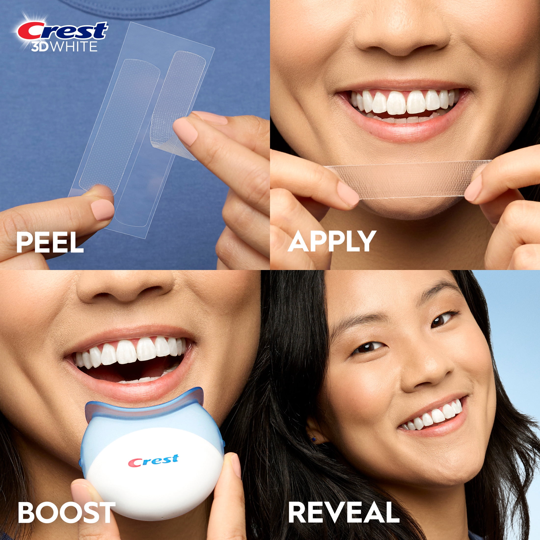 Crest 3DWhitestrips Professional Express Teeth Whitening Kit with Light (19 Treatments) dgjtb