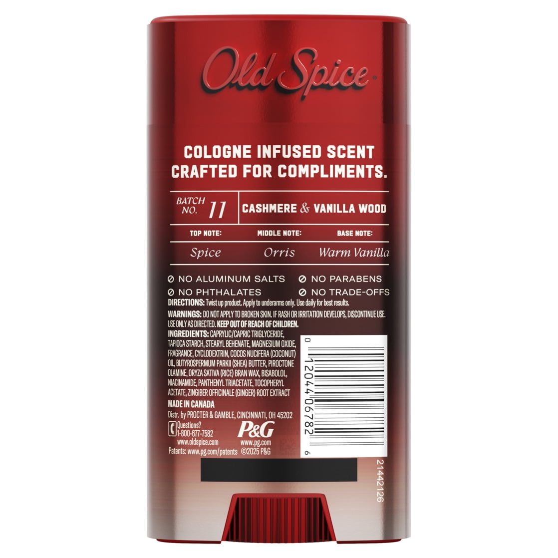 Old Spice Men's Deodorant Spice Alchemist Collection, Cashmere & Vanilla Wood (3 oz) 0hjl7