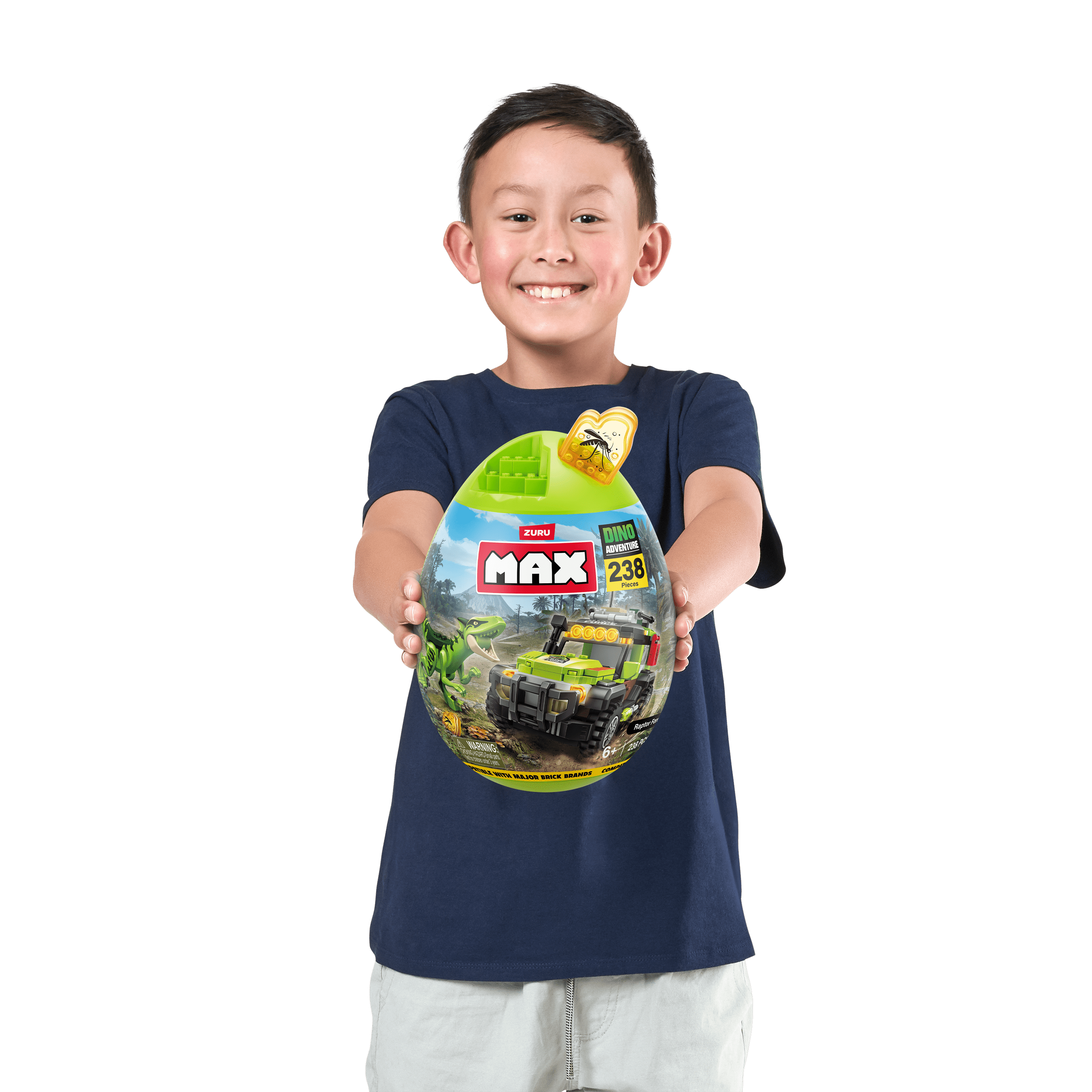 Max Build More Dino Escape Building Bricks Set (238 Pieces) e1p4i