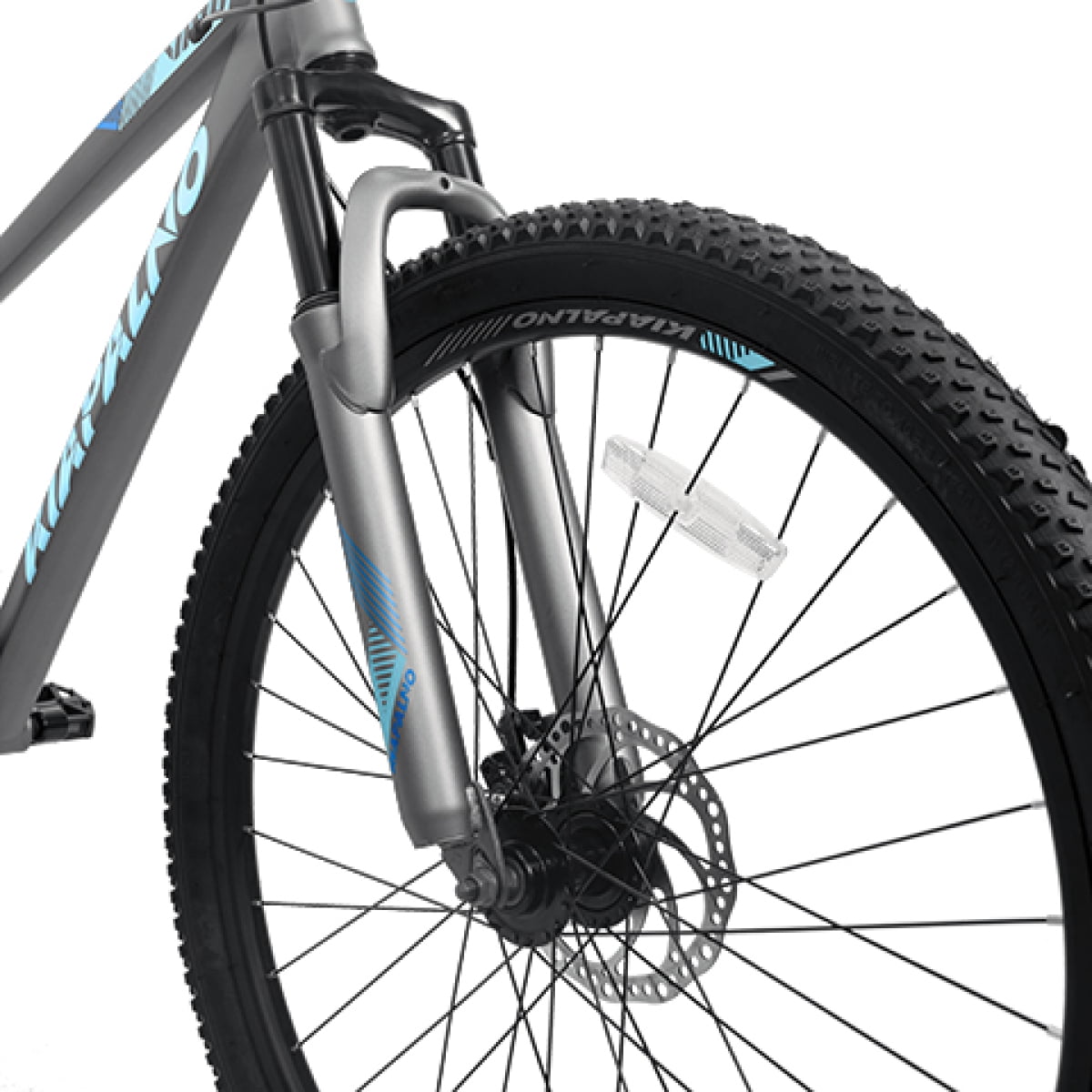 Generic 26 Inch Mountain Bike, 21-Speed High Carbon Steel Bicycle with Front Suspension and Mechanical Disc Brakes (Silver, 26 in) l0puk