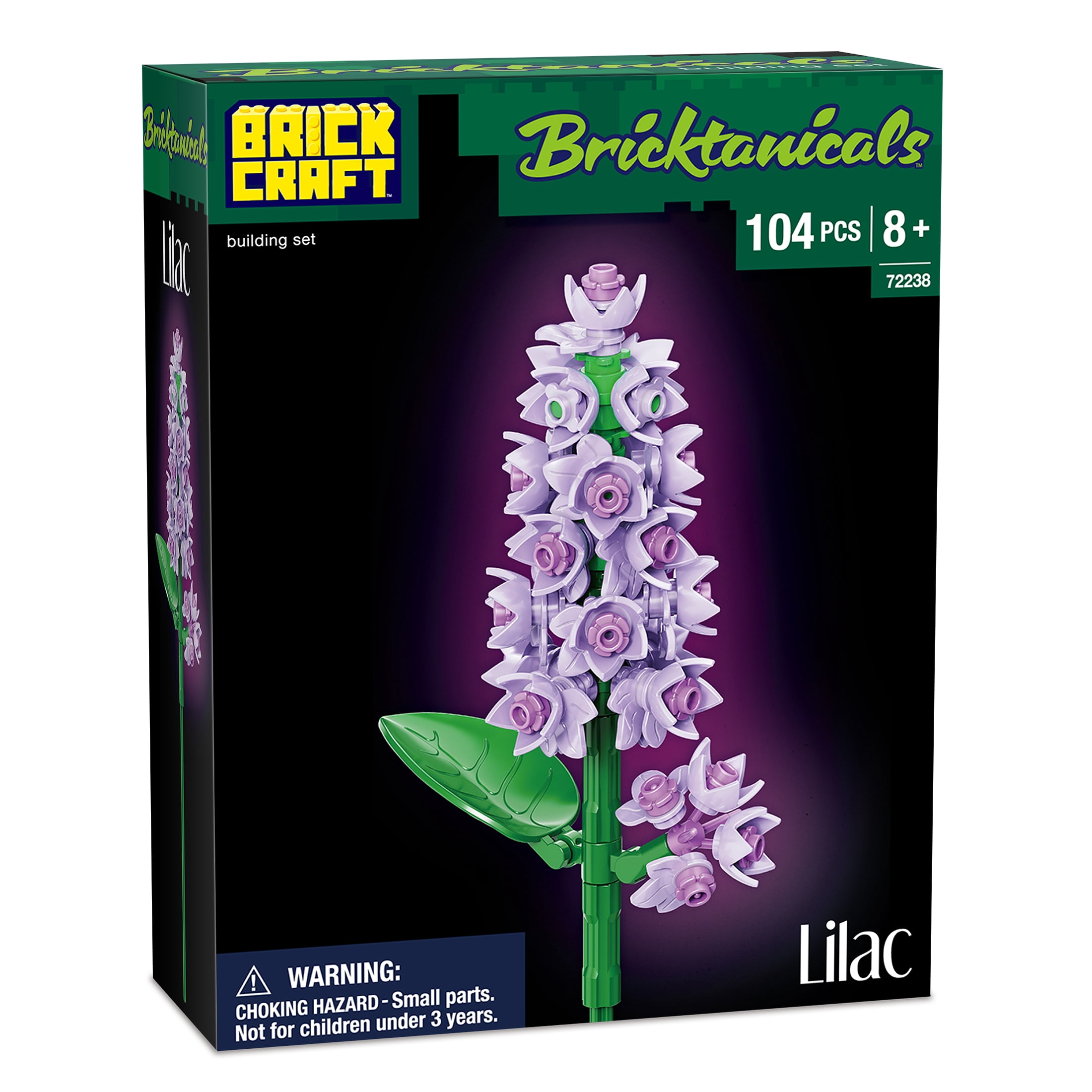 Brickcraft Bricktanicals Lilac Building Set (Purple, 104 Pieces) y4vz5