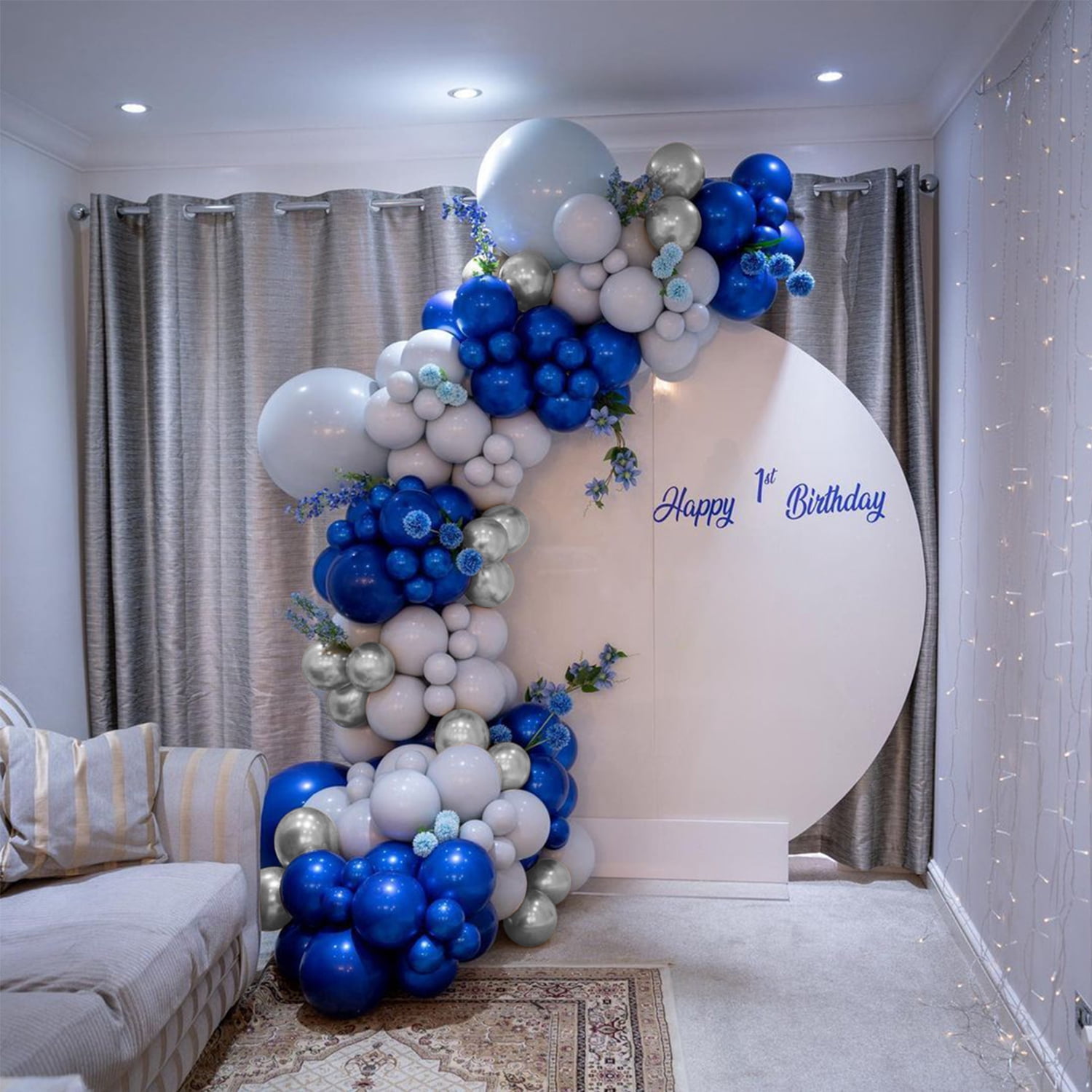 Beyondtrade Party Decoration Kit, Balloon Garland Arch Set for Birthdays and Anniversaries (Multicolor, 142 Pieces) 36p0i