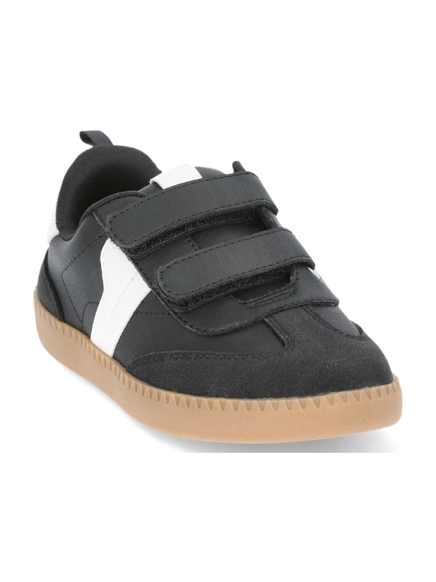 Wonder Nation Toddler Sport Sneakers Lightweight Athletic Shoes (Black, 6 Toddler) dwlnv