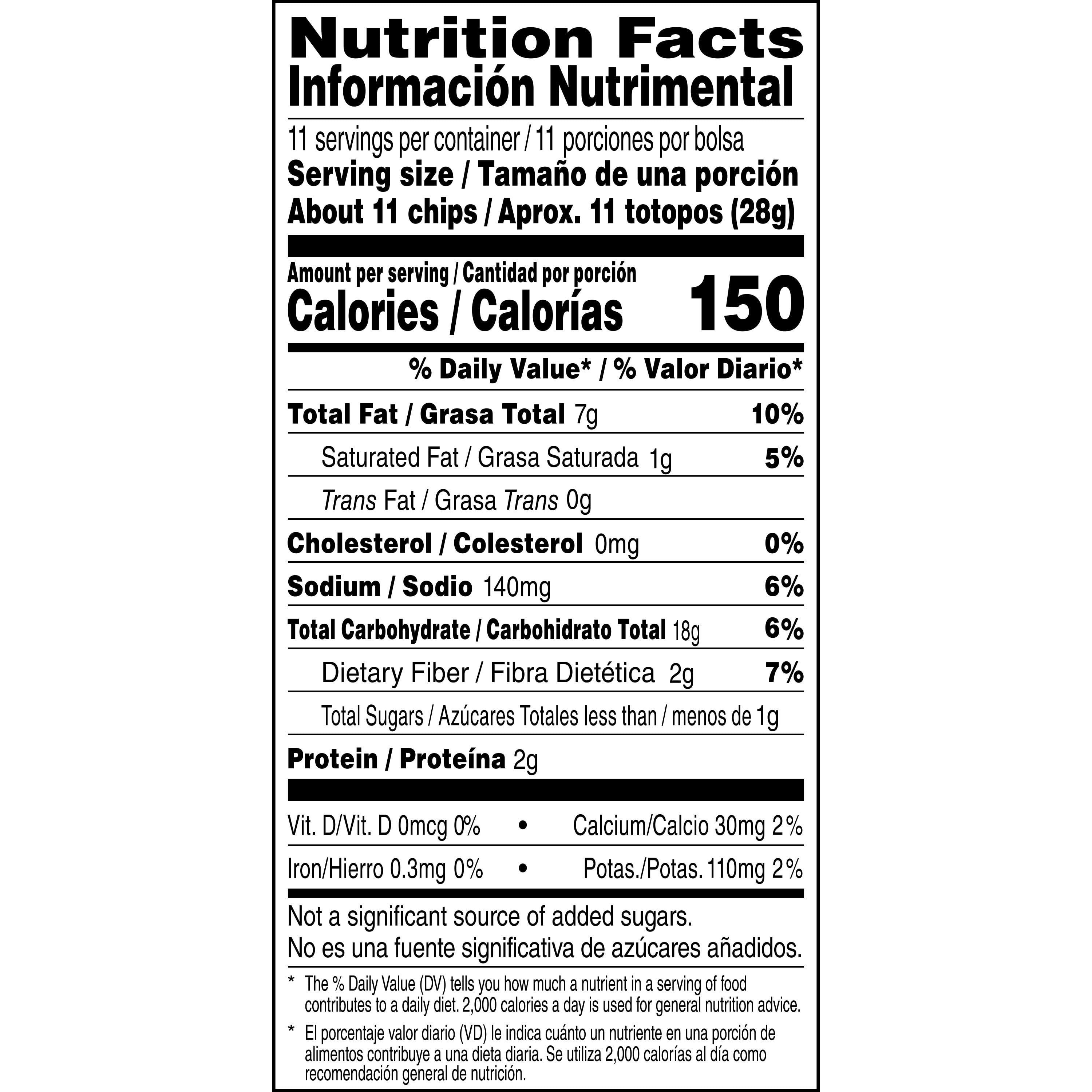 Tostitos Salsa Verde Flavored Tortilla Chips, Crispy Corn Snack (11 oz) 2trro