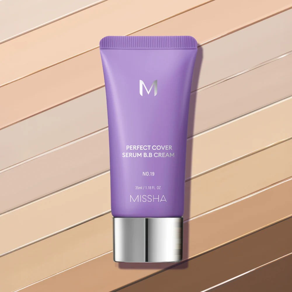 Missha M Perfect Cover Serum BB Cream (Light Beige, 1.18 fl oz) wmkn9