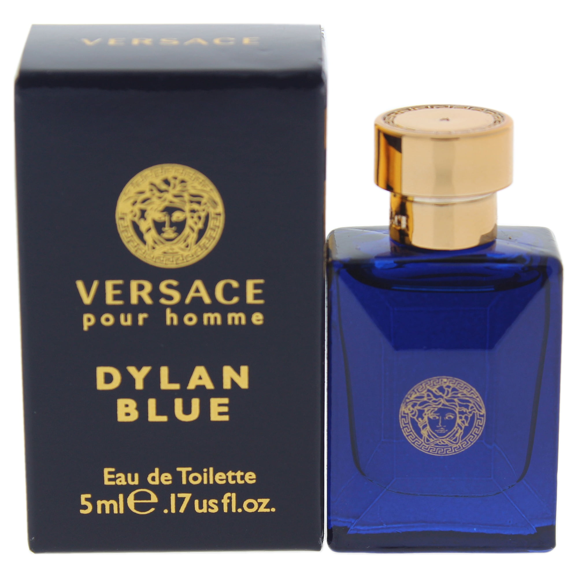 Versace Dylan Blue Eau De Toilette Cologne for Men (Blue, 0.17 oz) kjt7w