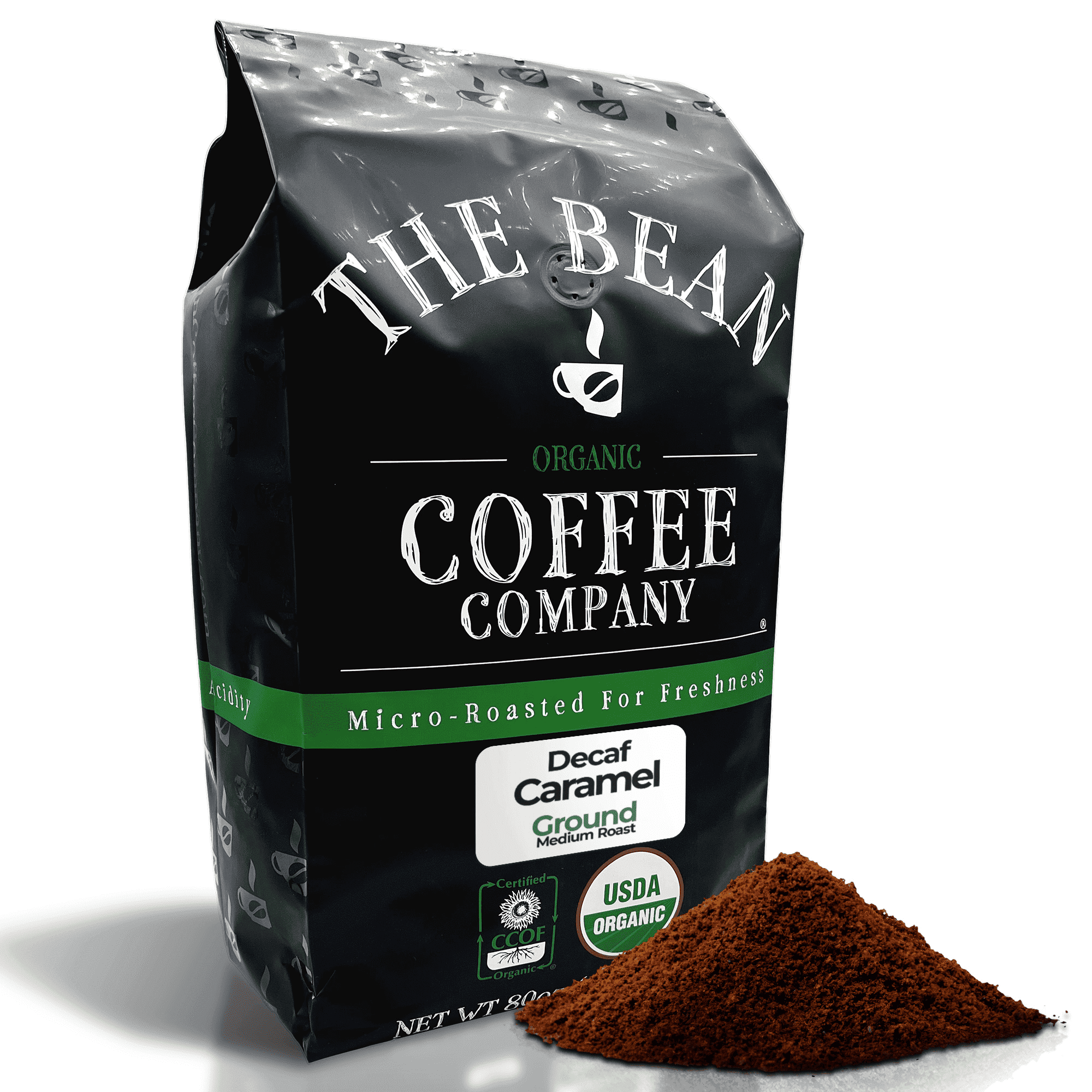 The Bean Organic Coffee Company Decaf Caramel Medium Roast Ground Coffee (5 lb) ustp1