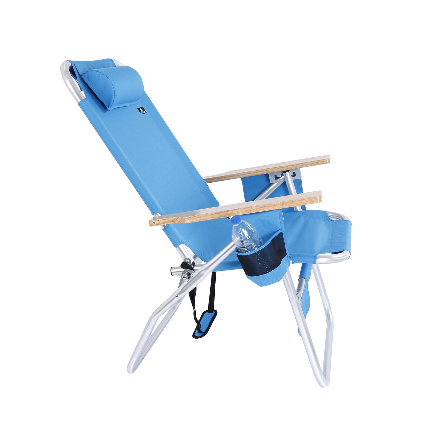 Beachmall Deluxe Heavy Duty Beach Chair for Adults, Tall Wide Design with 17 in Seat Height (300 lb Capacity) yrvcg