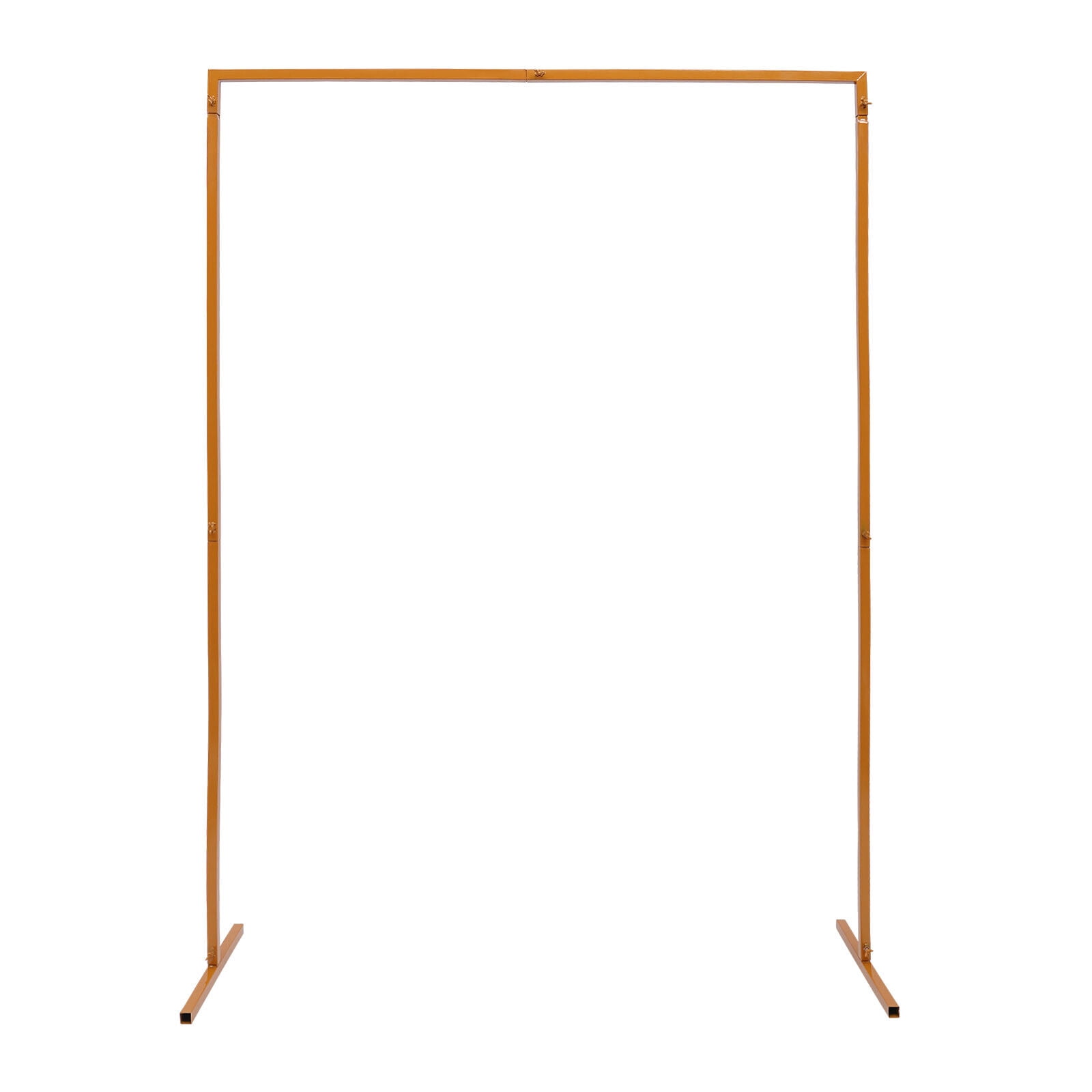 Unbranded Gold Rectangular Wedding Arch Stand for Balloon and Flower Backdrop Decor (6.6 ft) 6mhyi