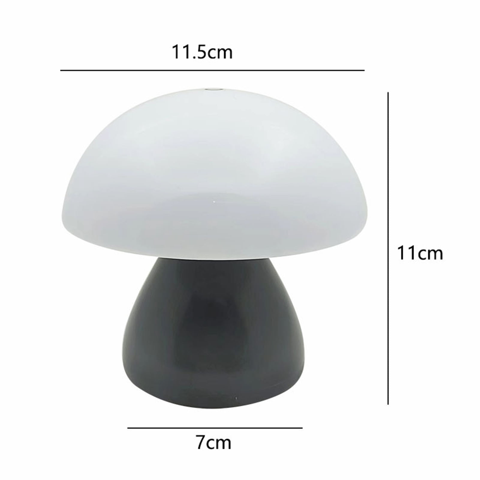 Joernso Mushroom Lamp Bedside Nightstand Light (Pink, 7 in) 6jiix