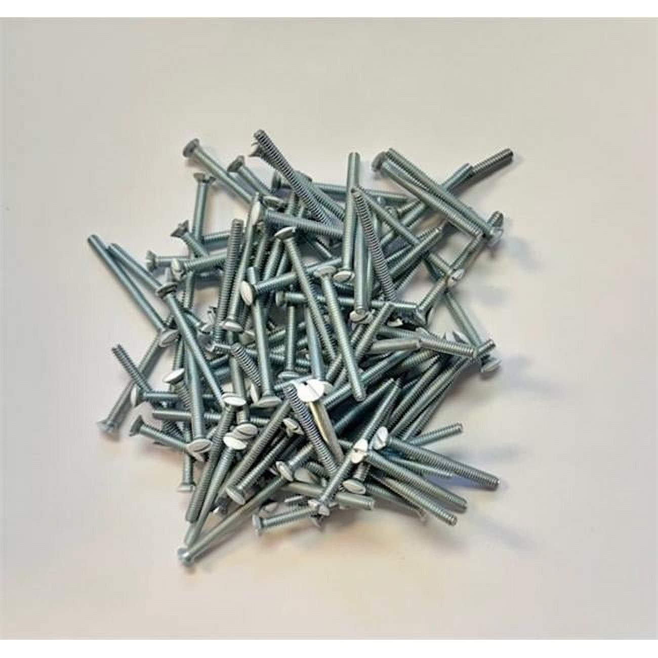 Blue-Jay Fasteners 6-32 x 1.5 in White Head Wall Plate Screws (White, 100 Pack) tnj9n