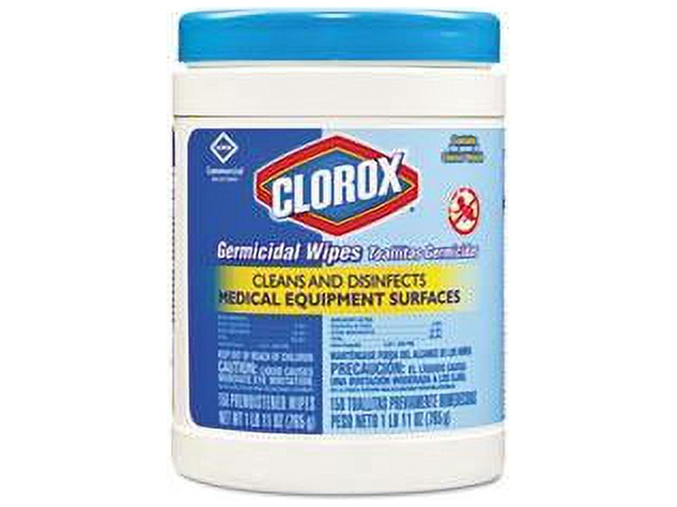 Clorox Healthcare Bleach Germicidal Wipes, EPA Registered Disinfectant (White, 150 Count) 8ri8l