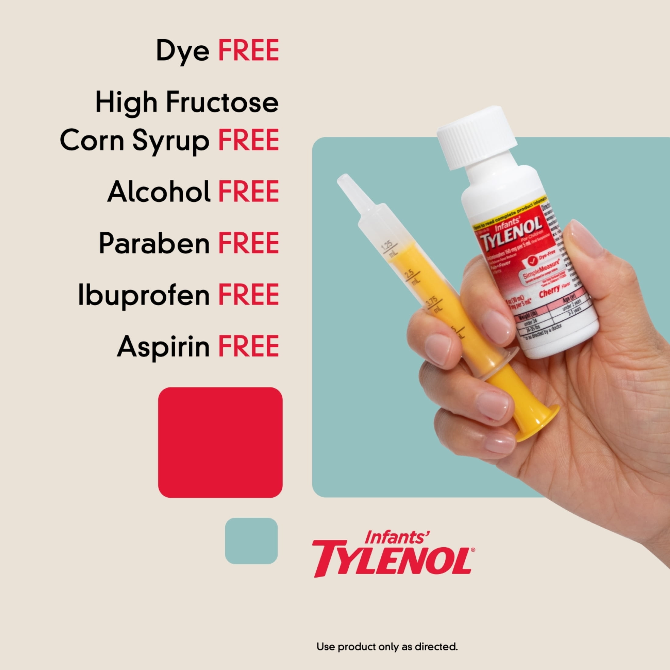 TYLENOL Baby Care Travel Essentials Kit with Sunscreen and Diaper Rash Relief (3 Piece Set) vn53d