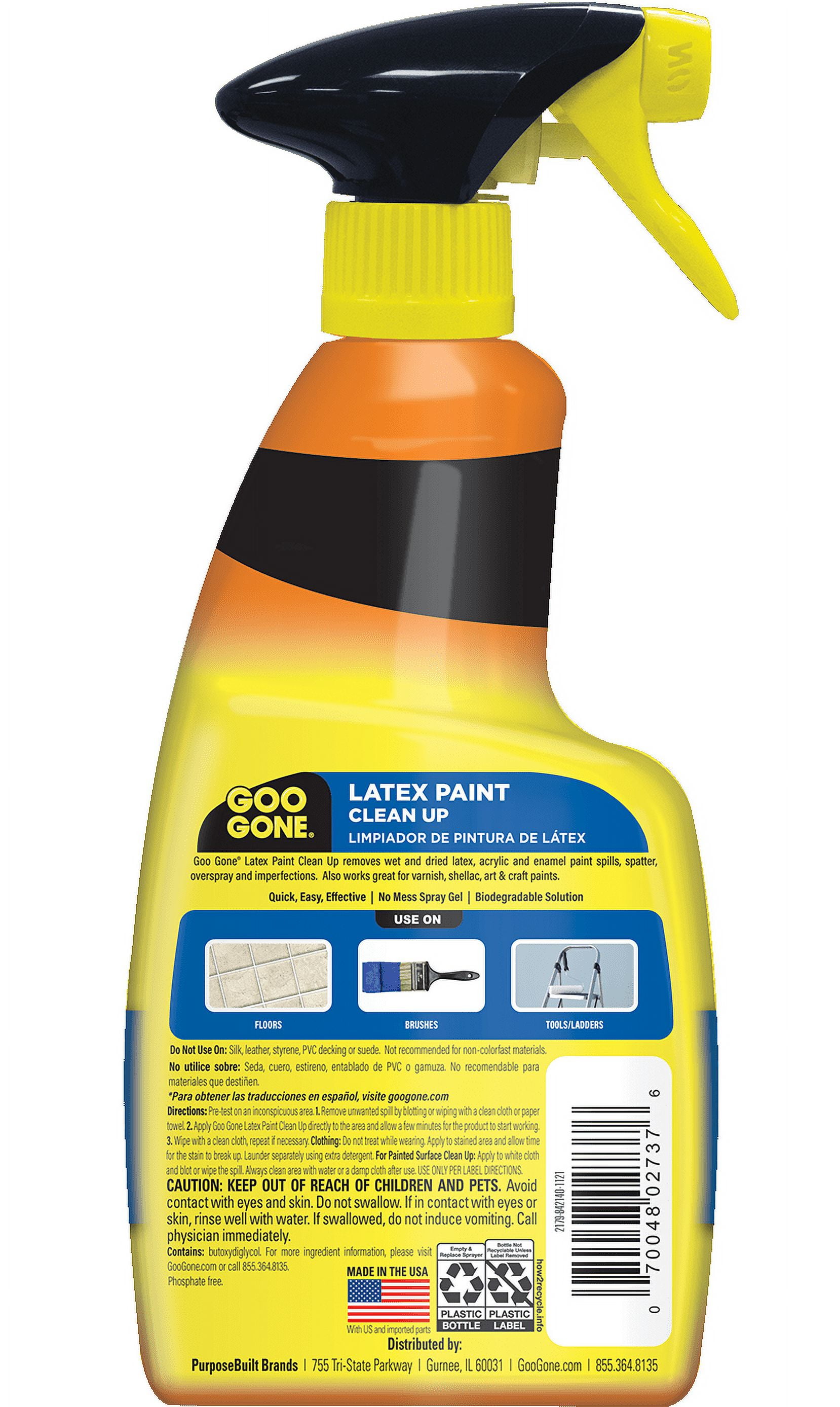Goo Gone Latex Paint Remover Spray Gel (14 oz) u5sa3