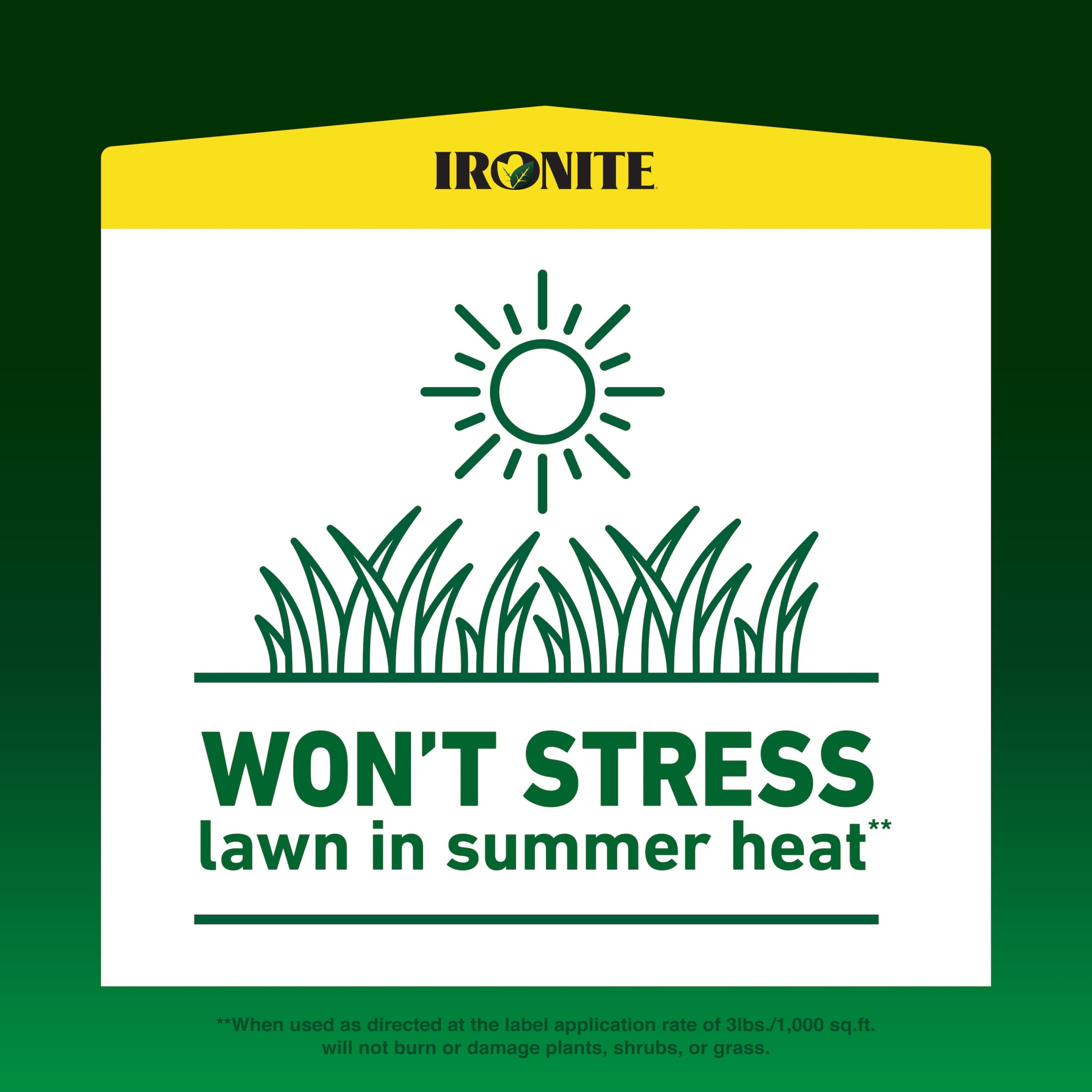Ironite Mineral Supplement Fertilizer for Lawns and Gardens (15 lb) f268e