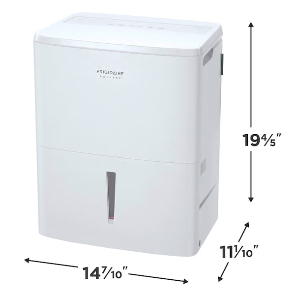 Frigidaire Gallery 2-in-1 Smart Dehumidifier with Wi-Fi and Allergy Filter (White, 35 Pint) rordv