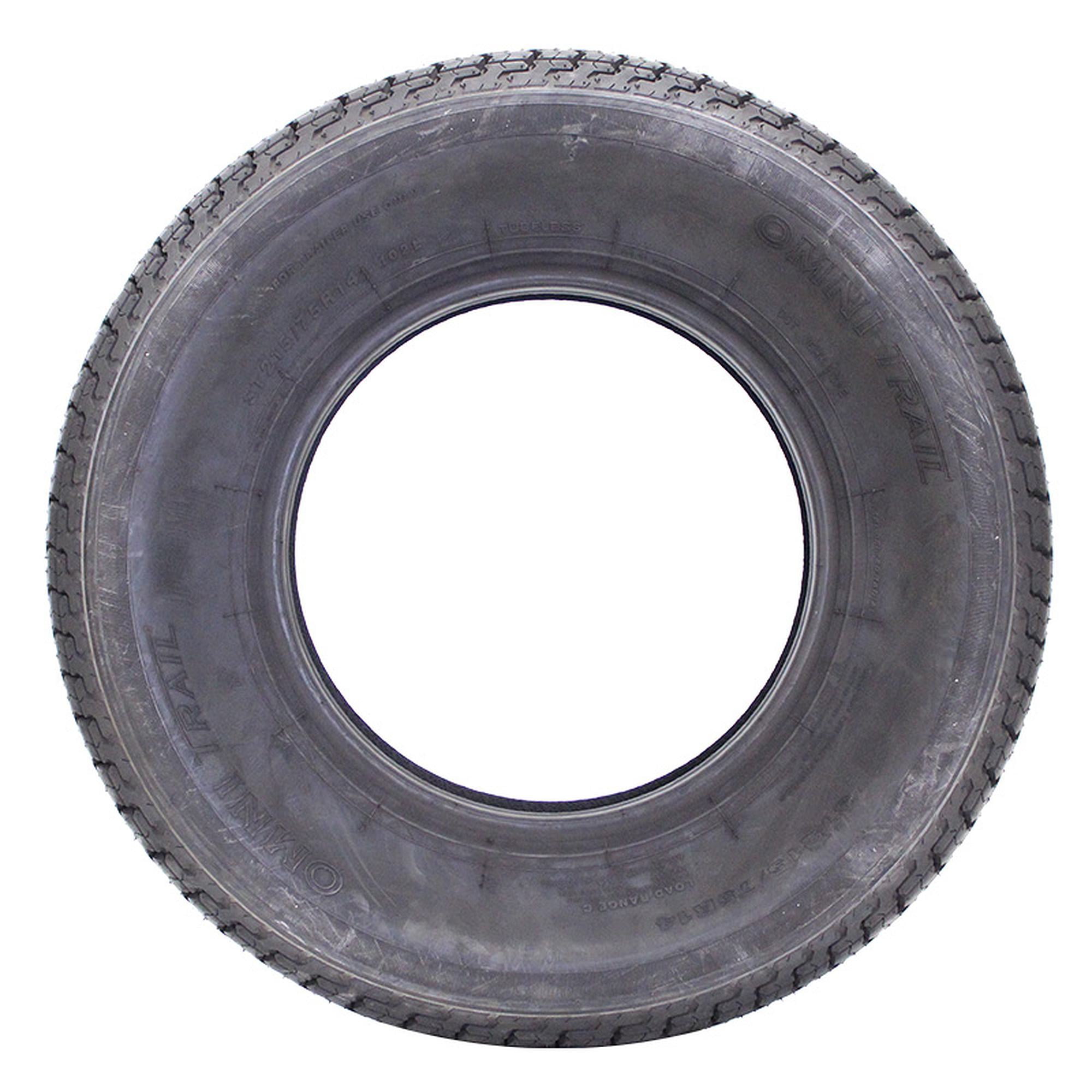 Omni Trail ST225/75R15 Trailer Tire (Load Range E, 15 in) 7xq67