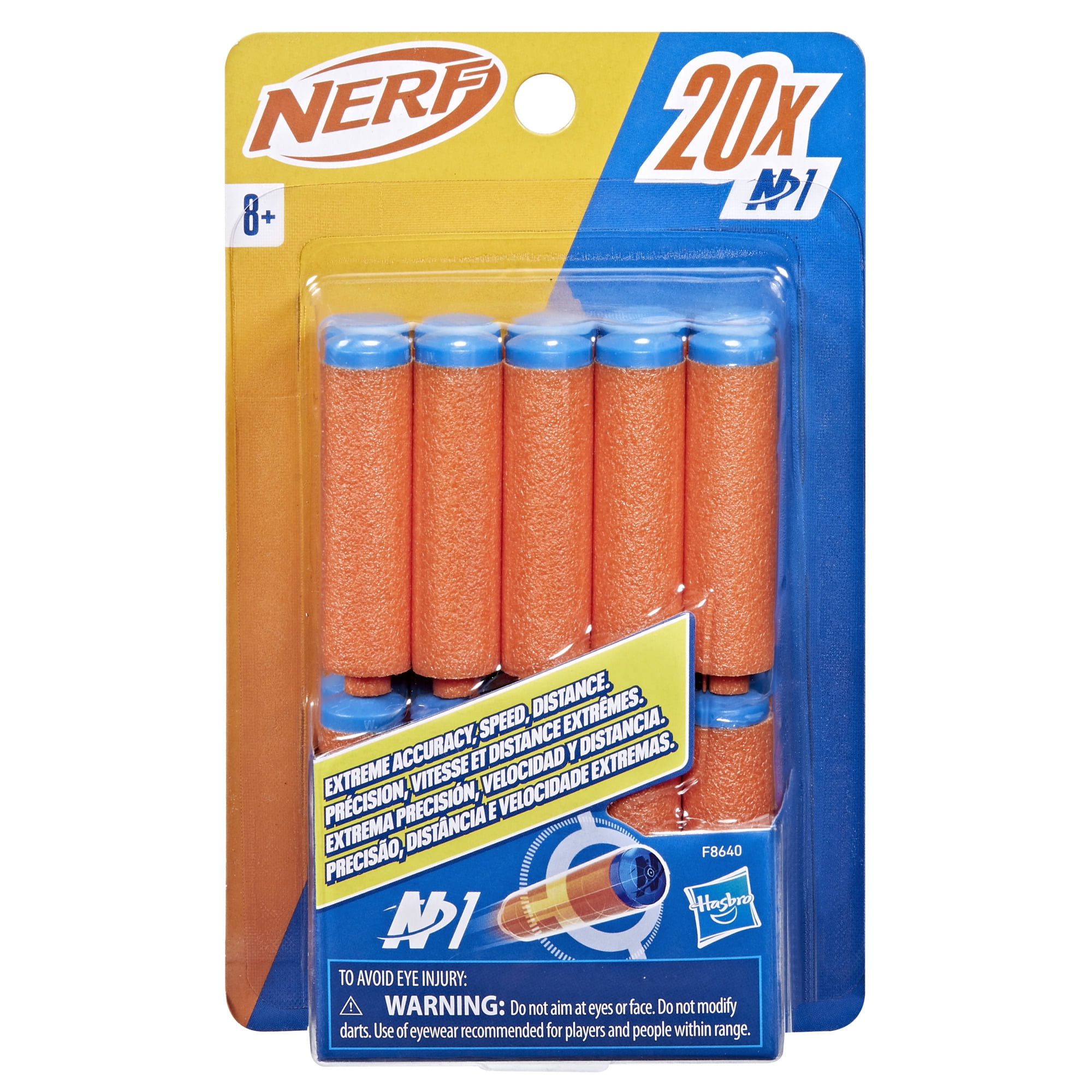 Nerf N Series N1 Foam Darts, High-Performance Refill Pack for N Series Blasters (20 Count) rfj82