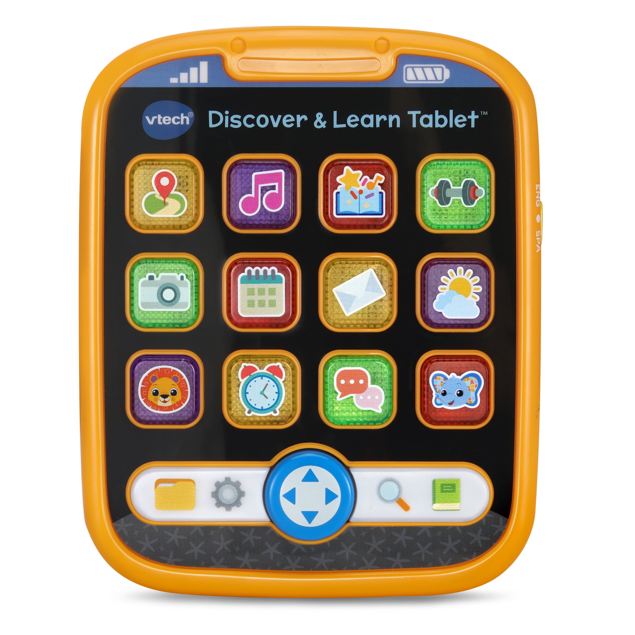 VTech Discover & Learn Bilingual Educational Tablet for Toddlers (Multicolor, 1 Pack) pxcrs