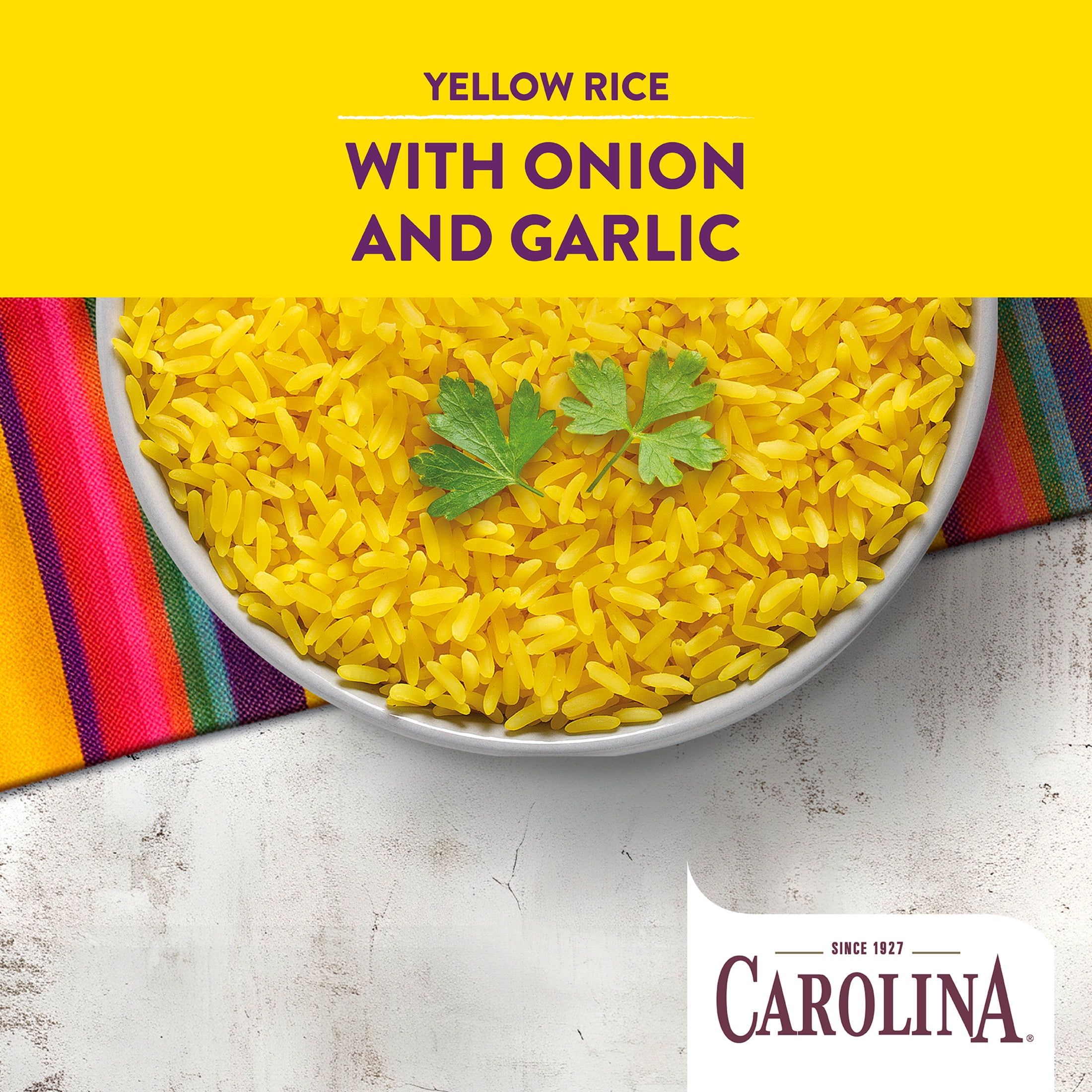 Carolina Ready-to-Eat Yellow Rice, Microwavable Gluten Free Side Dish (Yellow, 8.8 oz) wwp3s